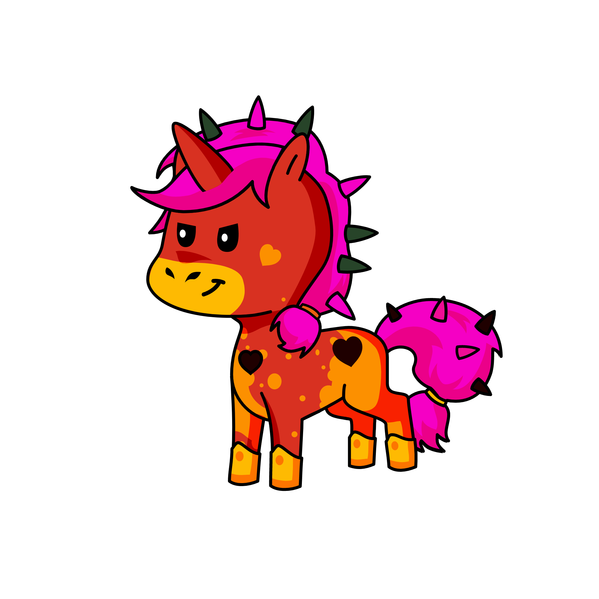 spiky, the unicorn