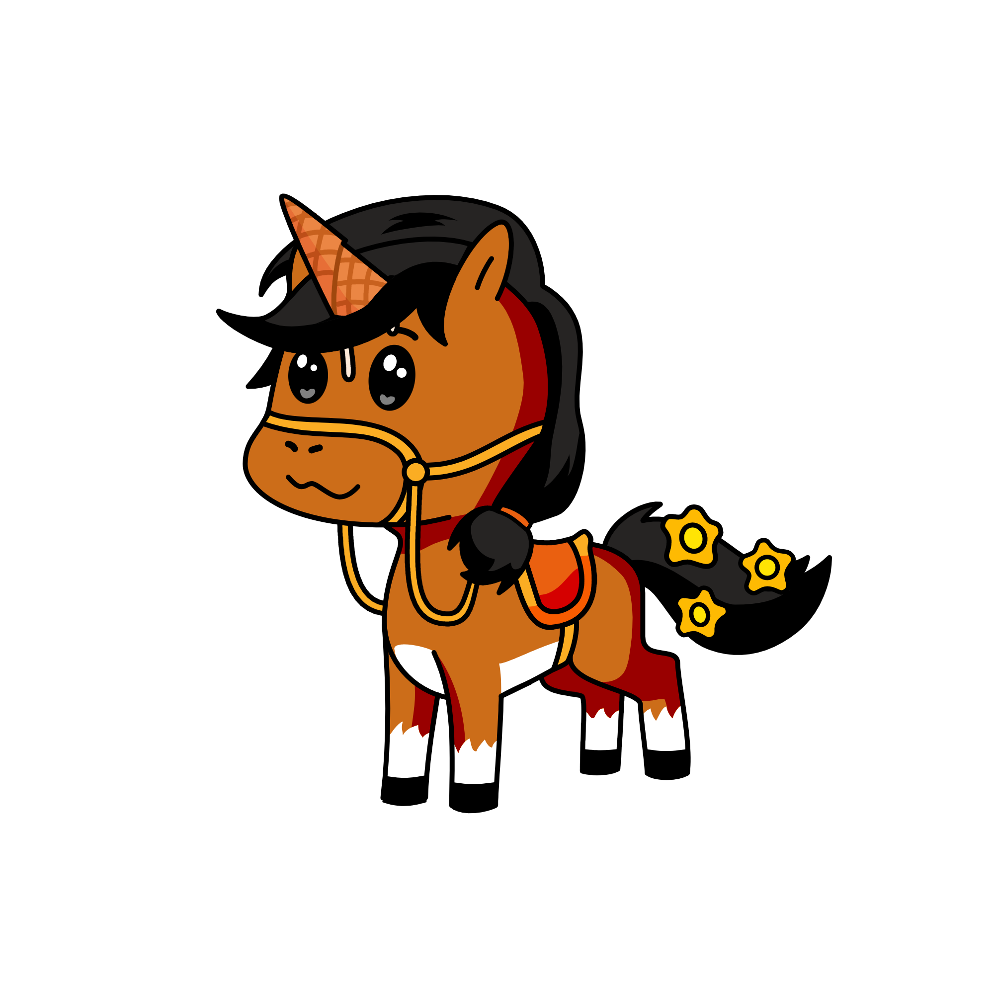 Chocolate Jr., the unicorn
