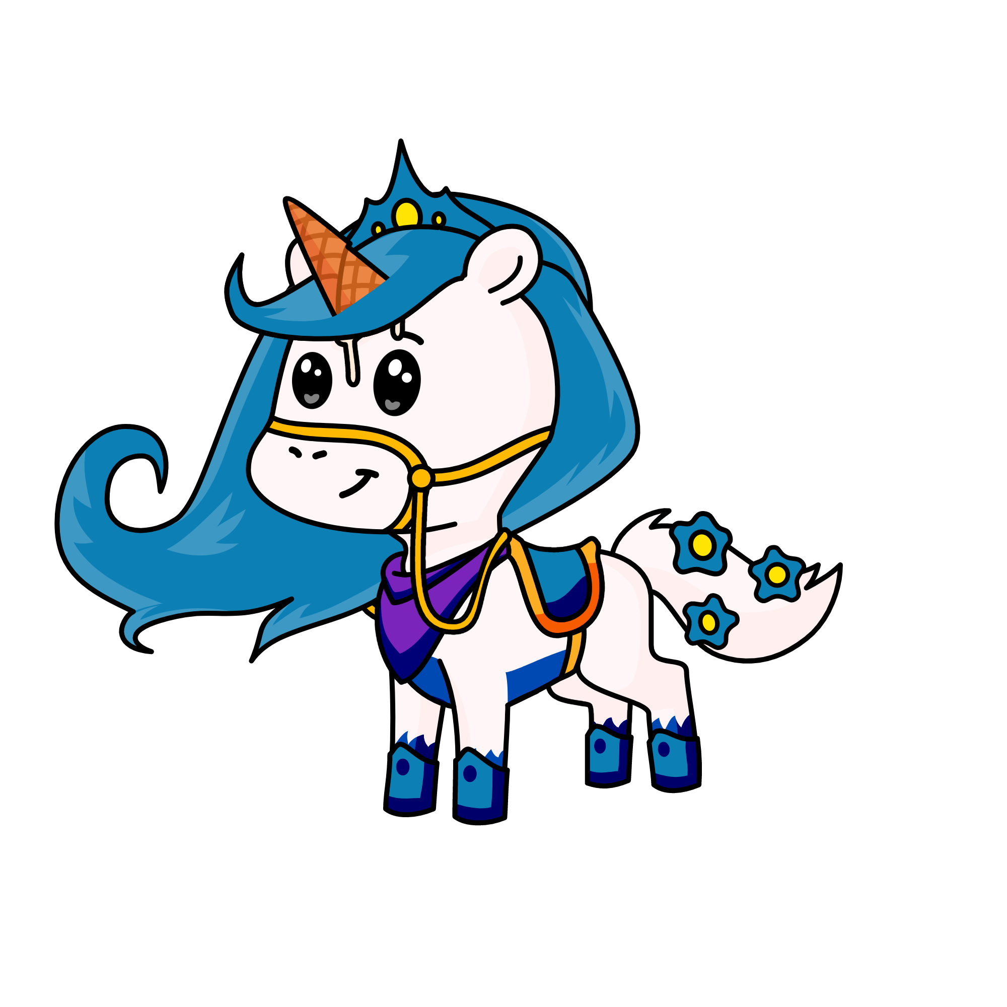 Winter, the unicorn