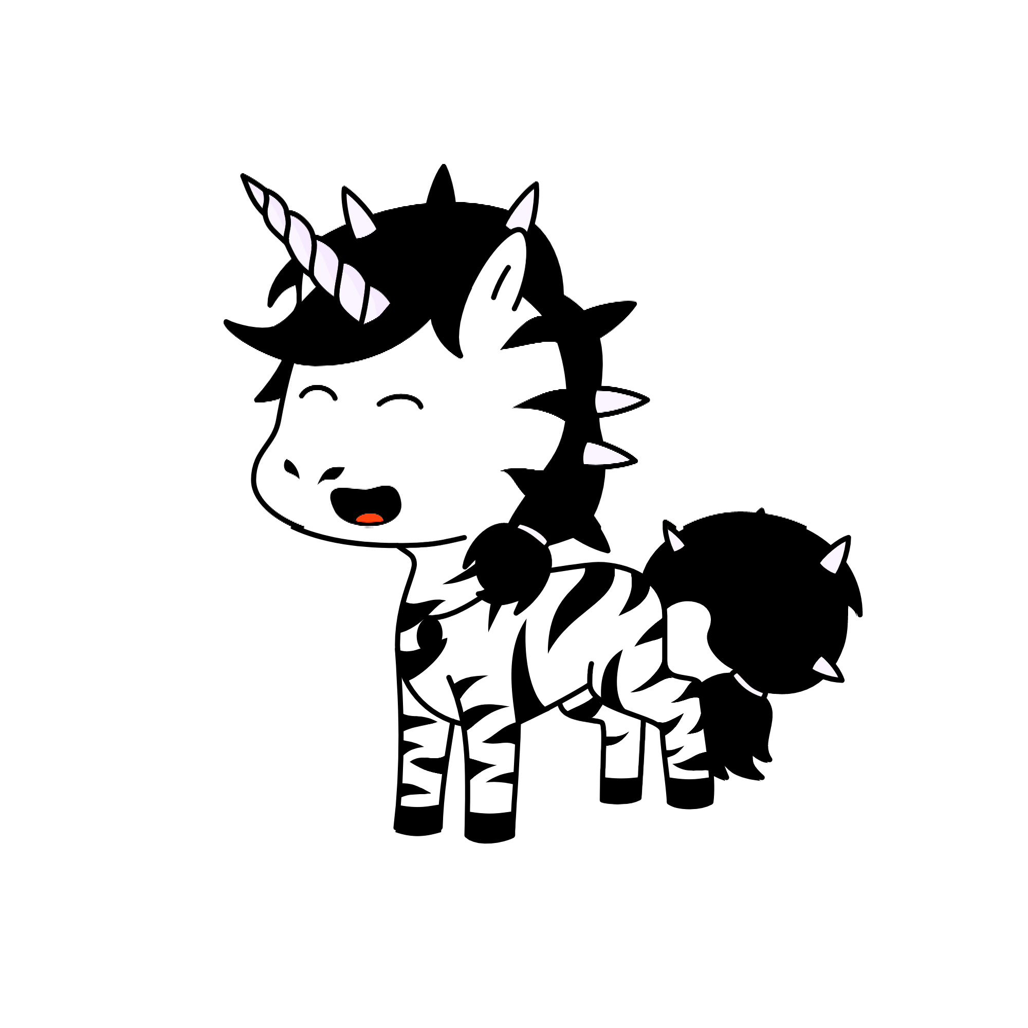 Zebra, the unicorn