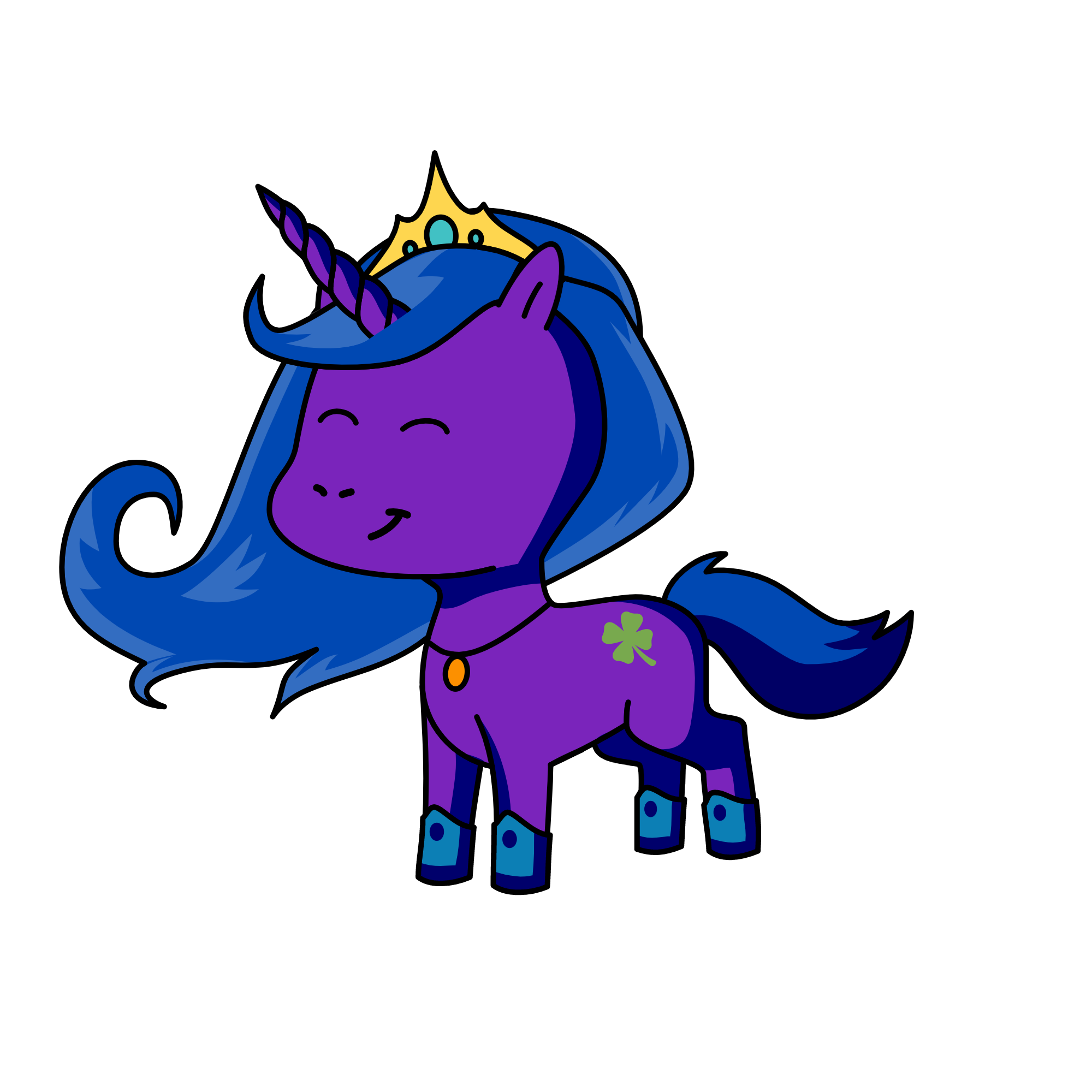 Blue dream, the unicorn