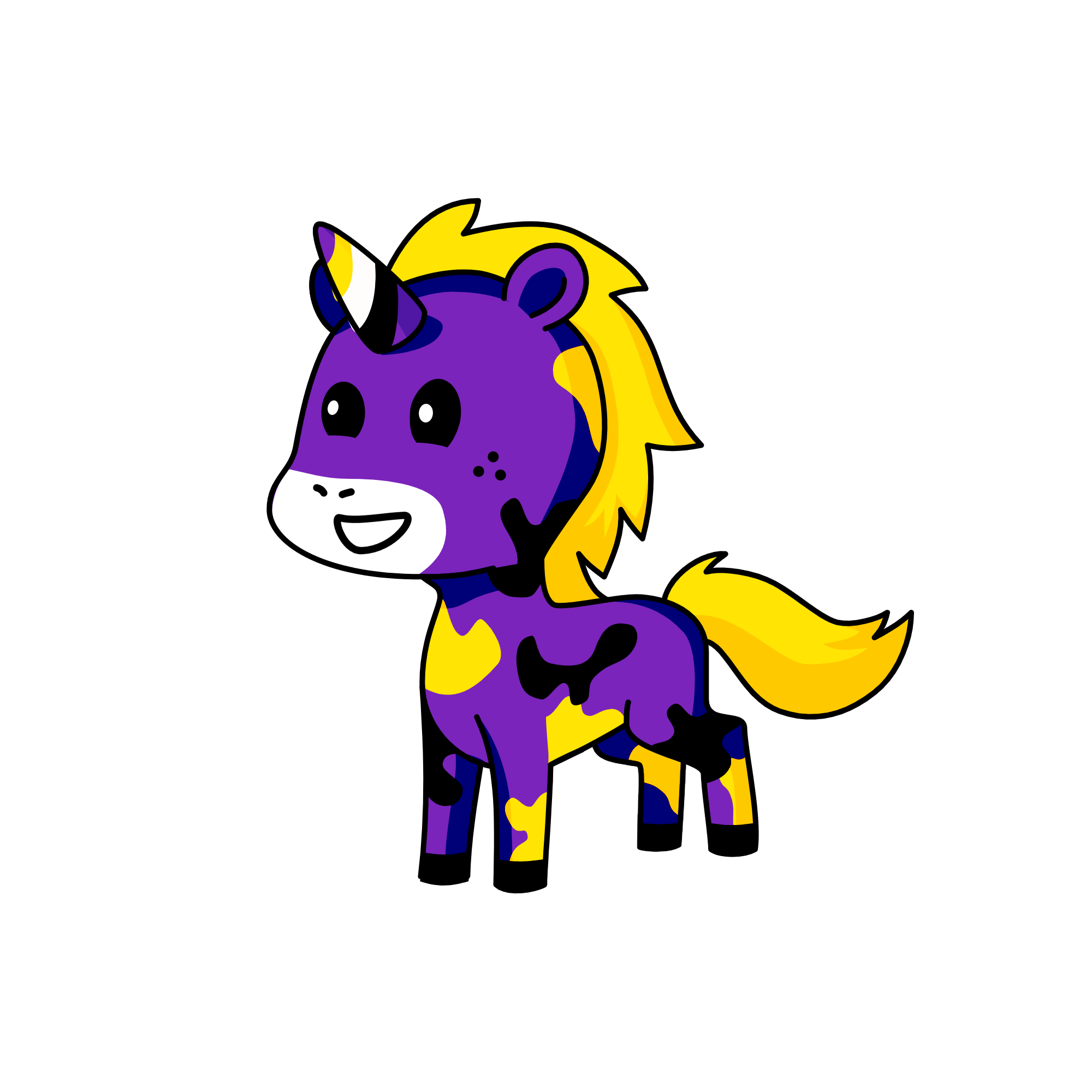 Elmooo, the unicorn