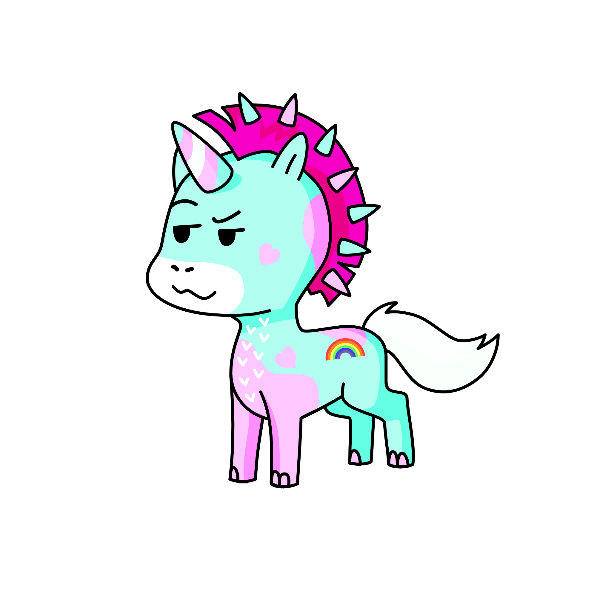 ashley the trans joy unicorn!, the unicorn