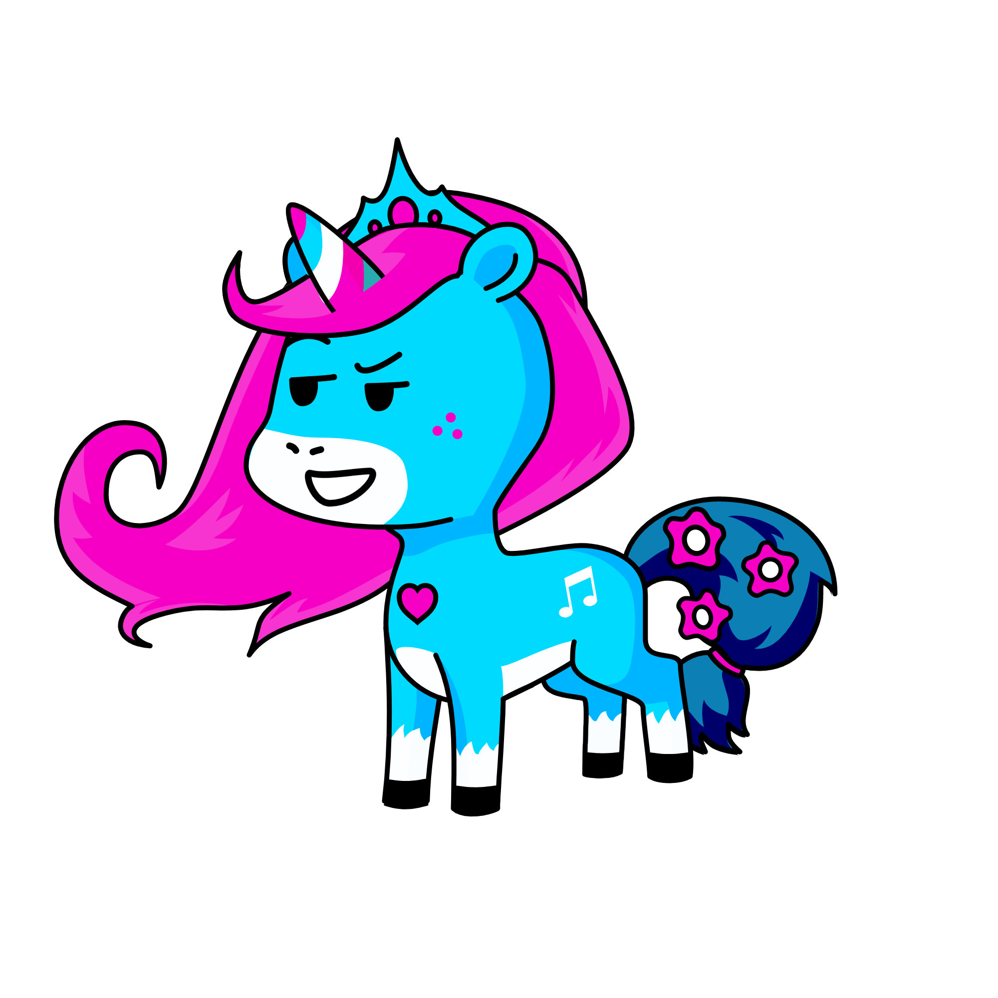 King Charlie, the unicorn