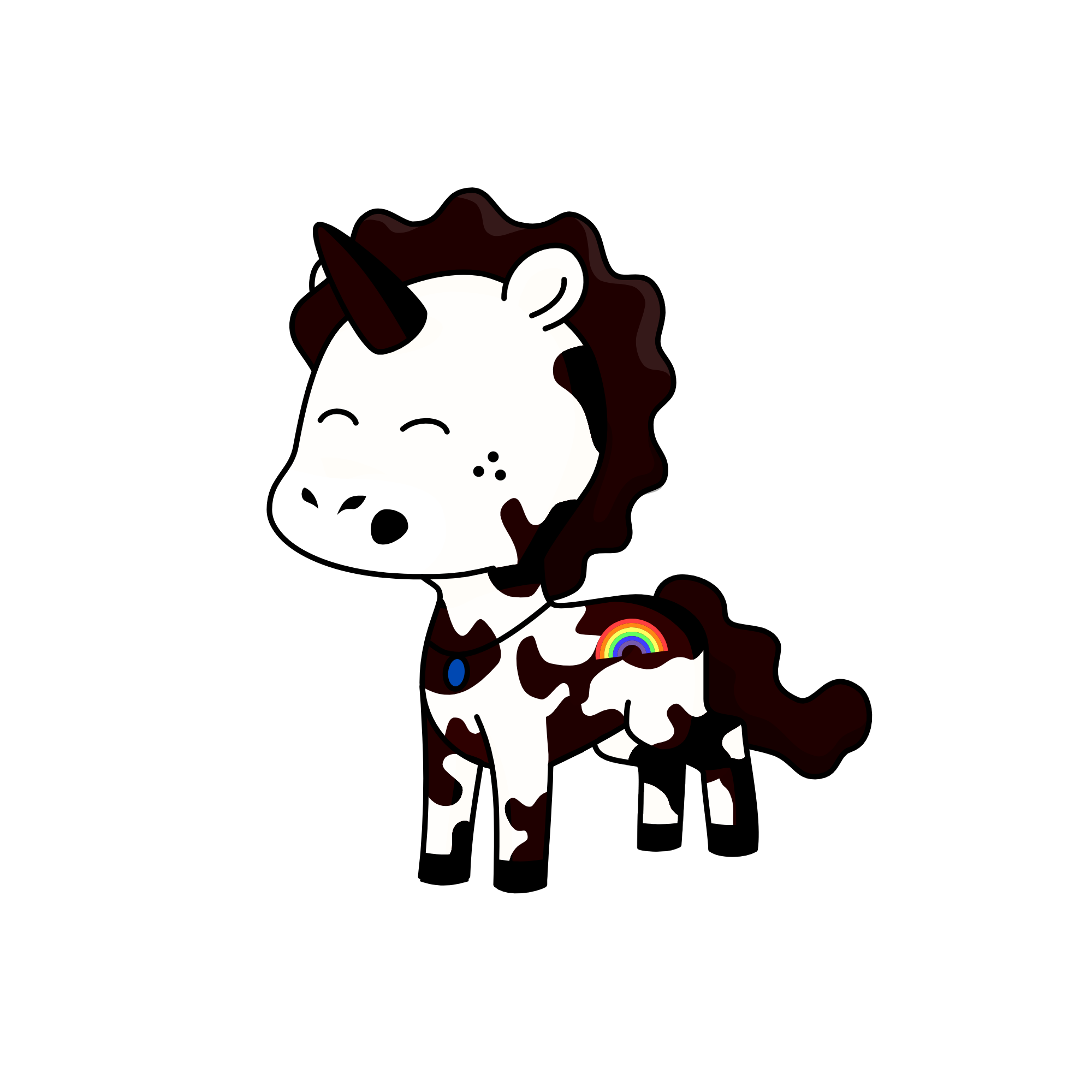 moooooo cow, the unicorn