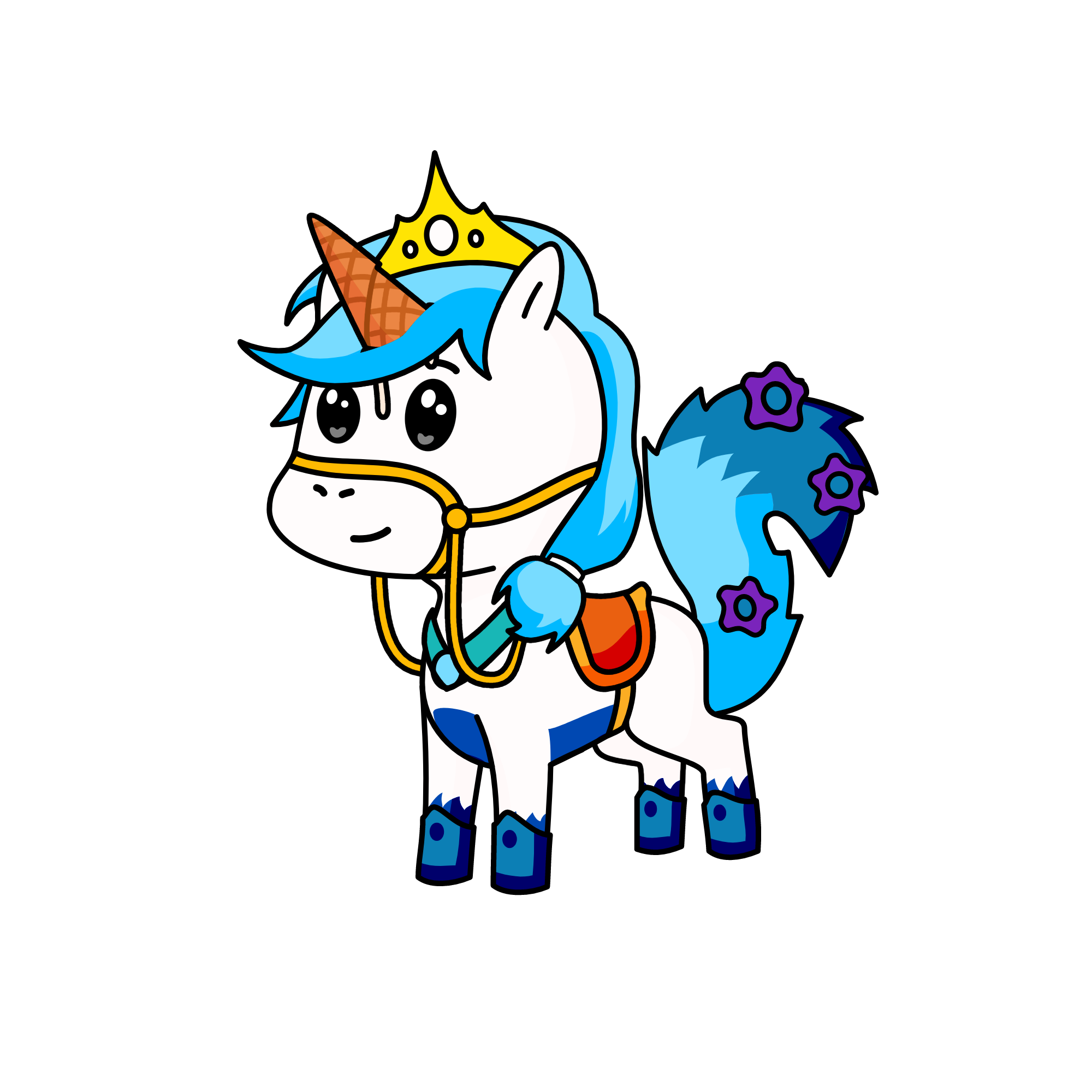 Snowy, the unicorn