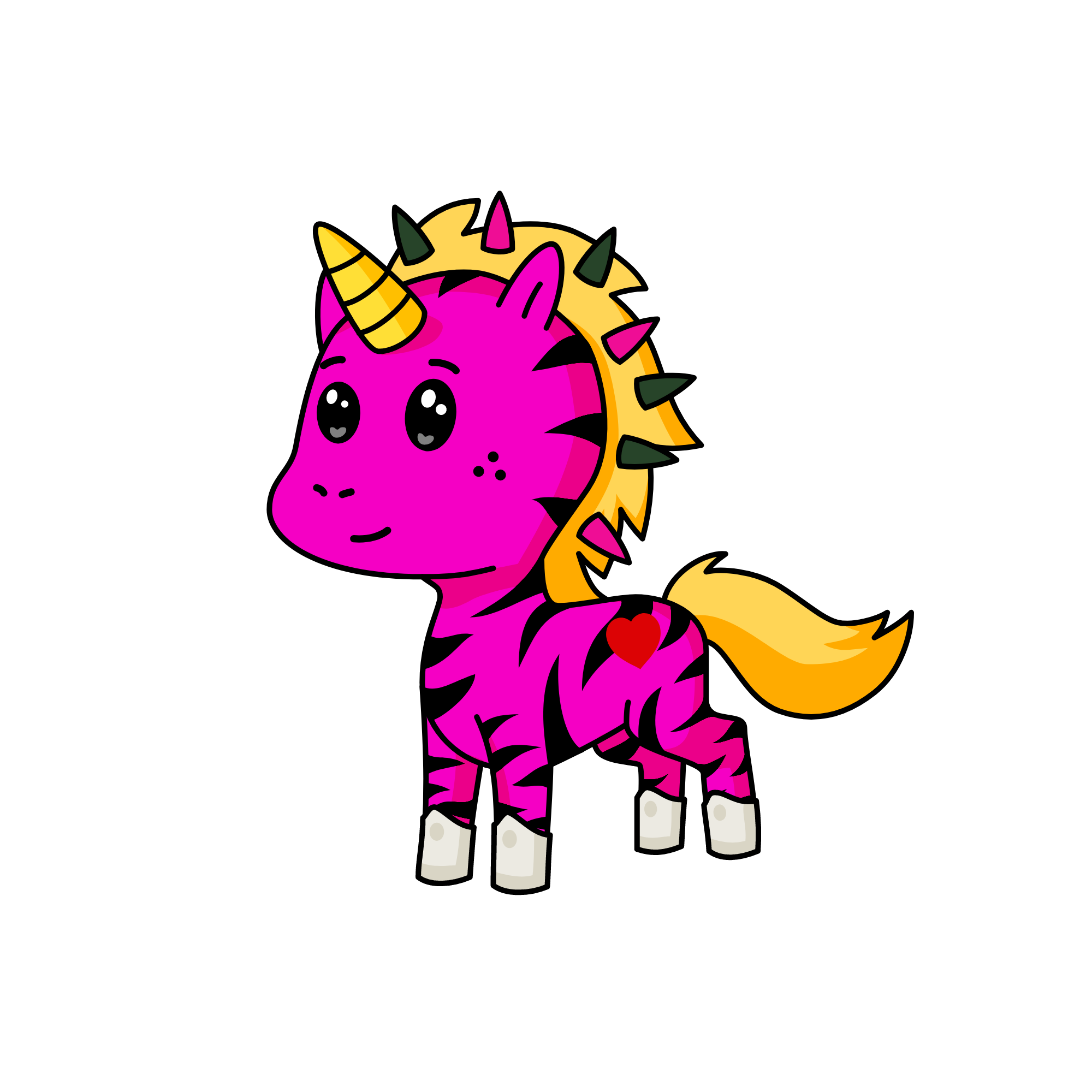 MIMI GLOW, the unicorn