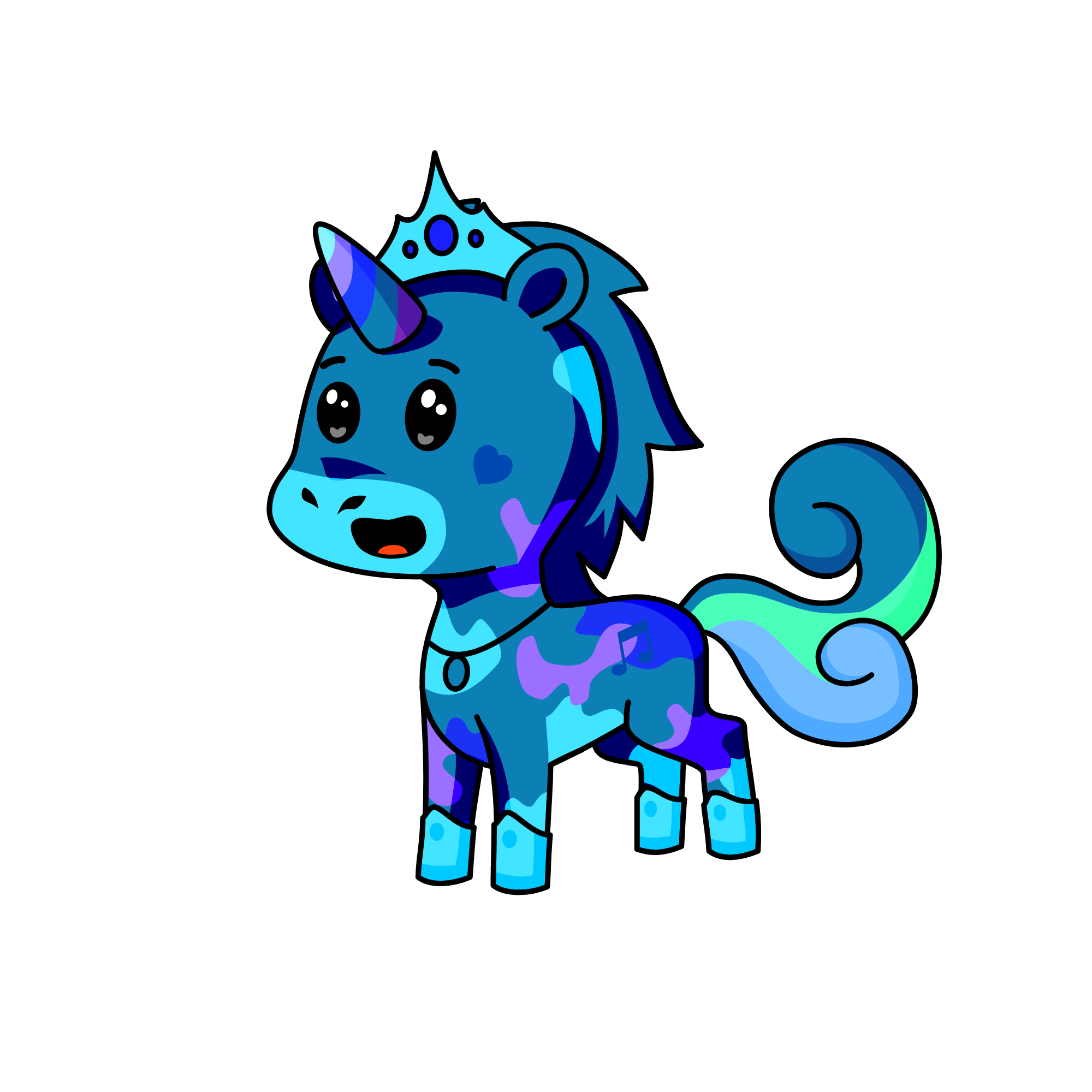 Billy Bubbels, the unicorn