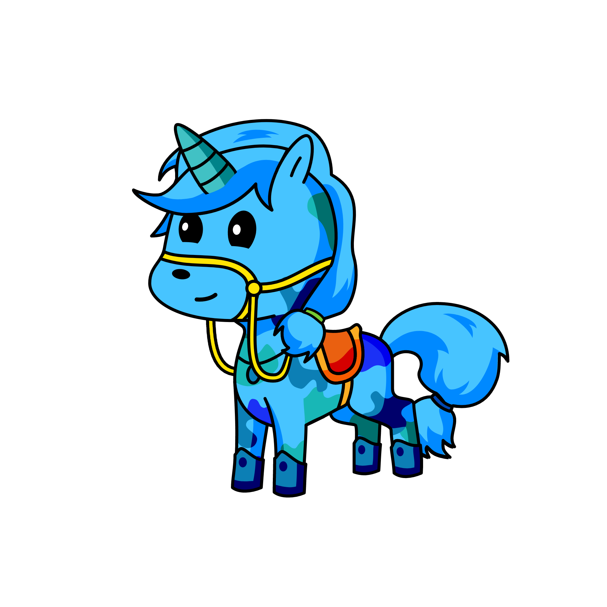 flutter, the unicorn