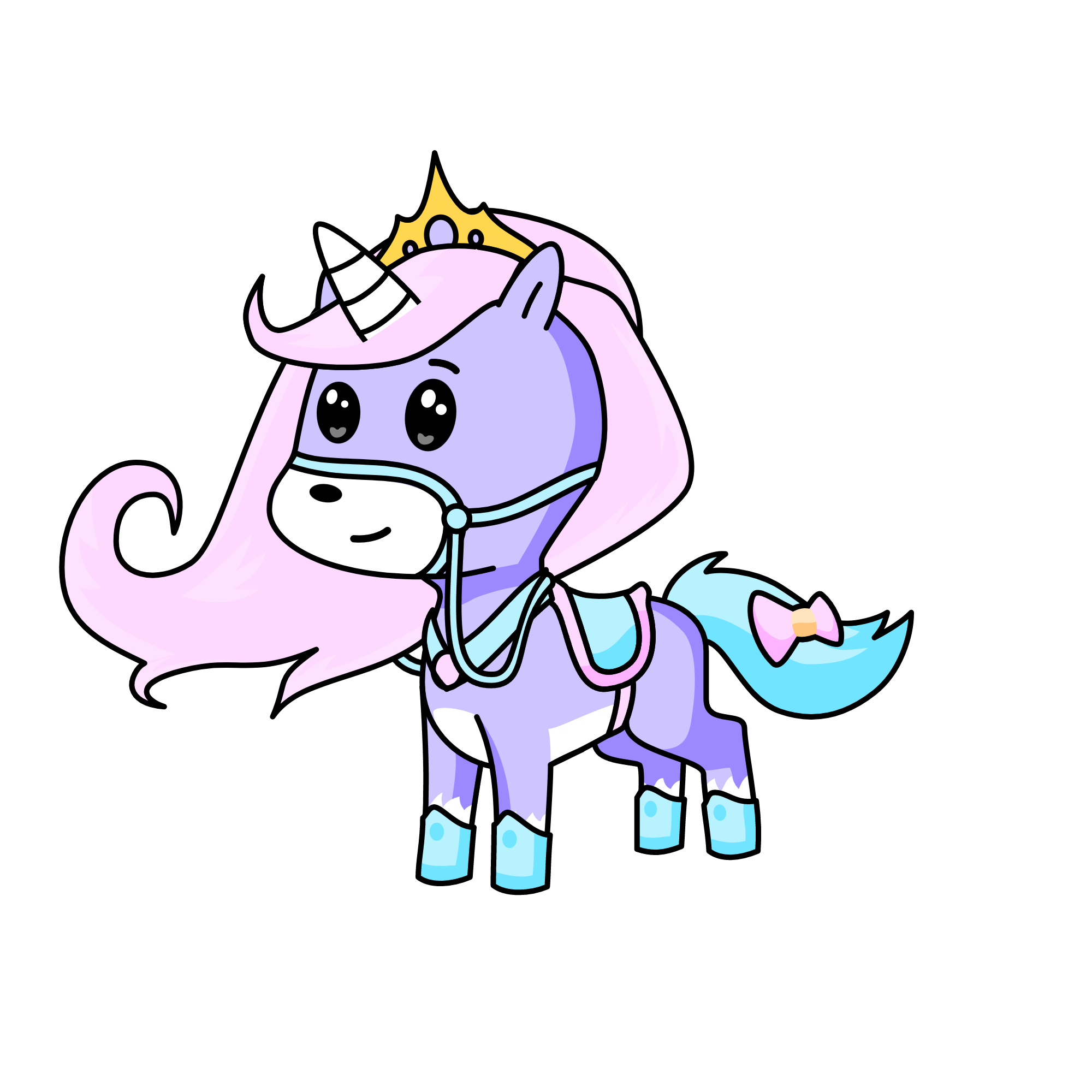 pastel, the unicorn
