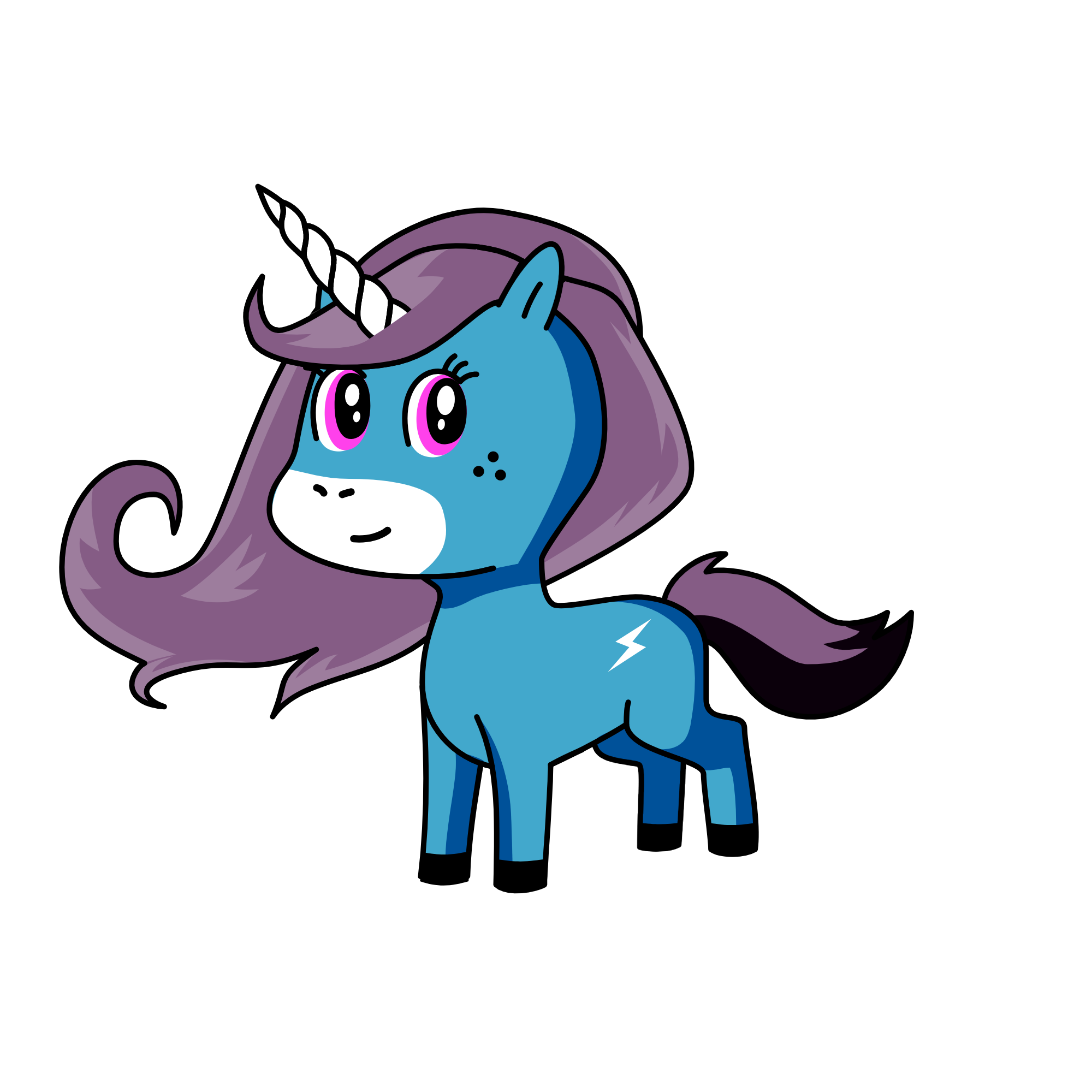 owl, the unicorn