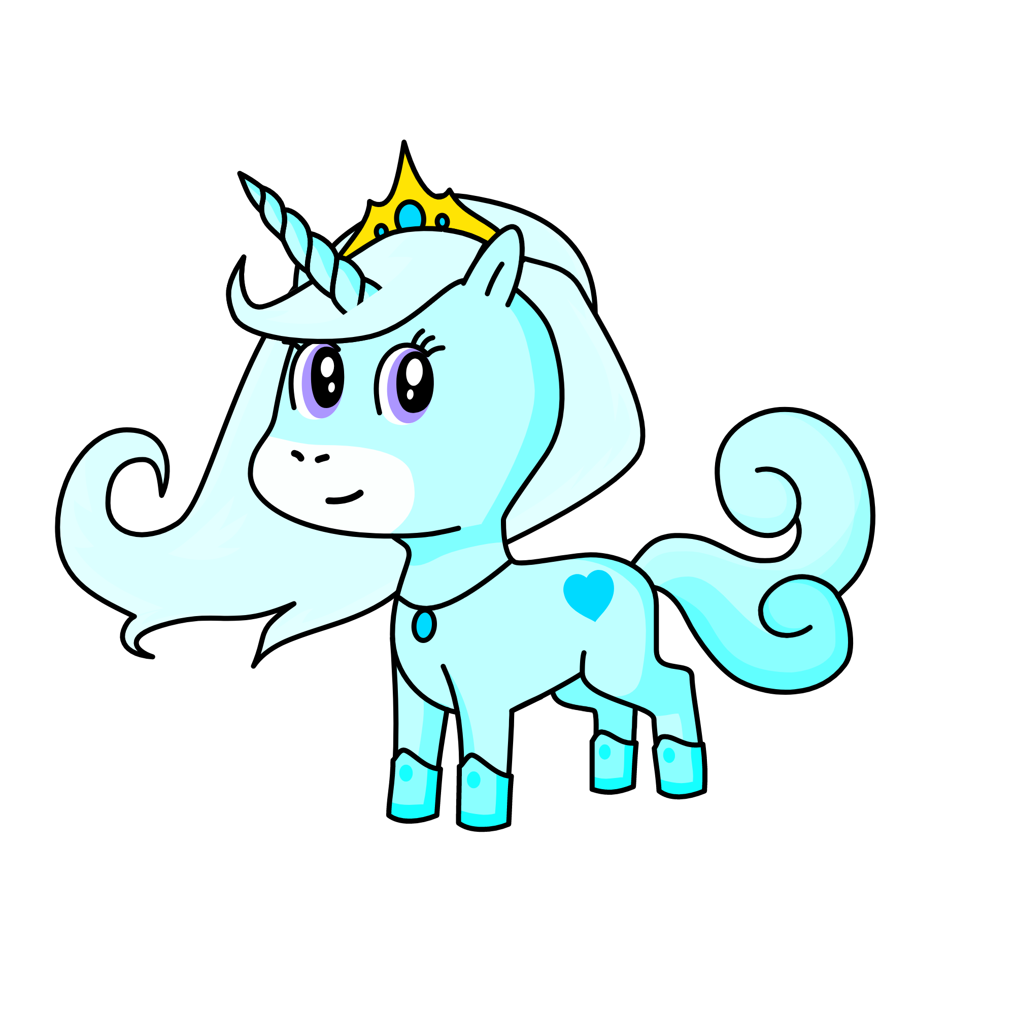 Icey, the unicorn