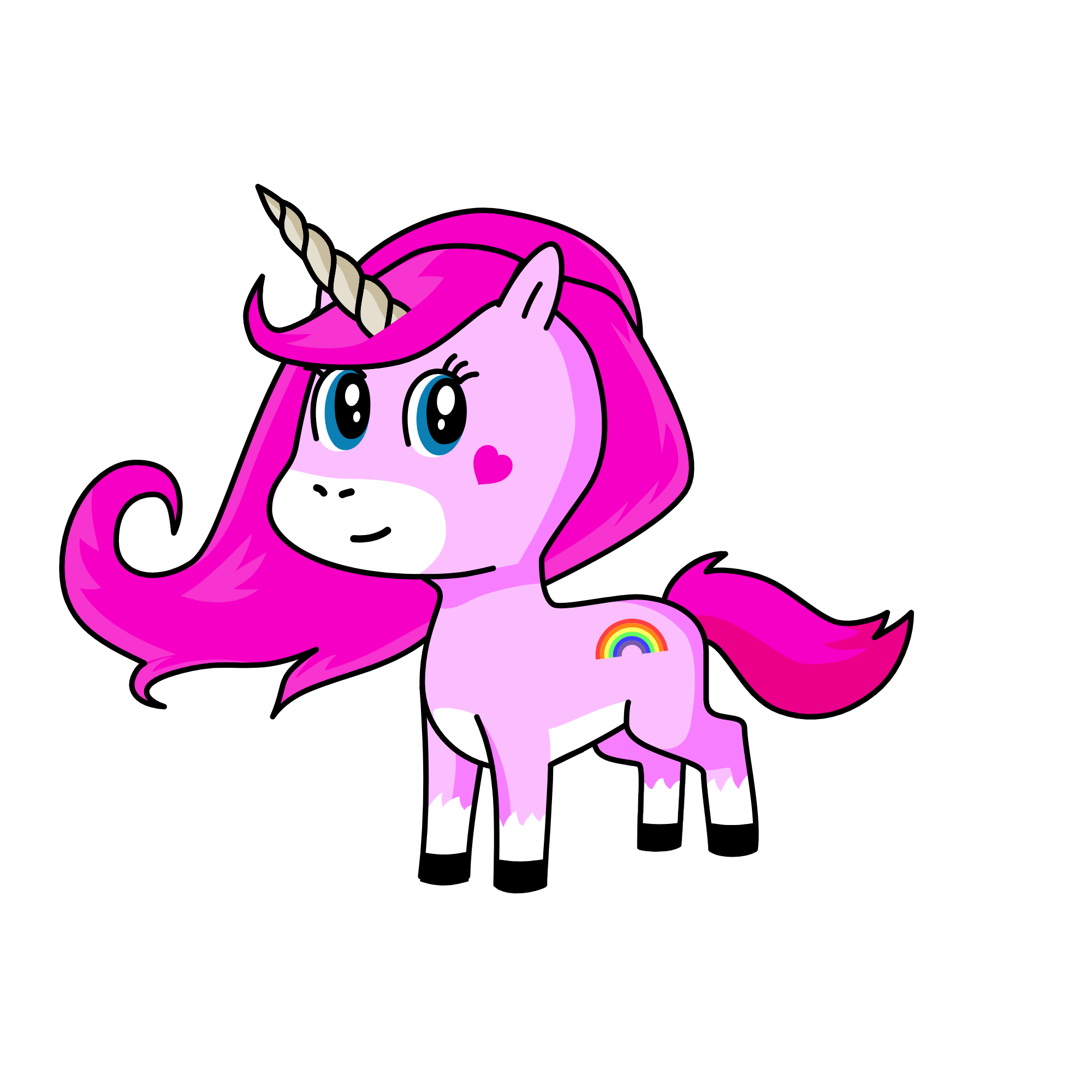 hi, the unicorn