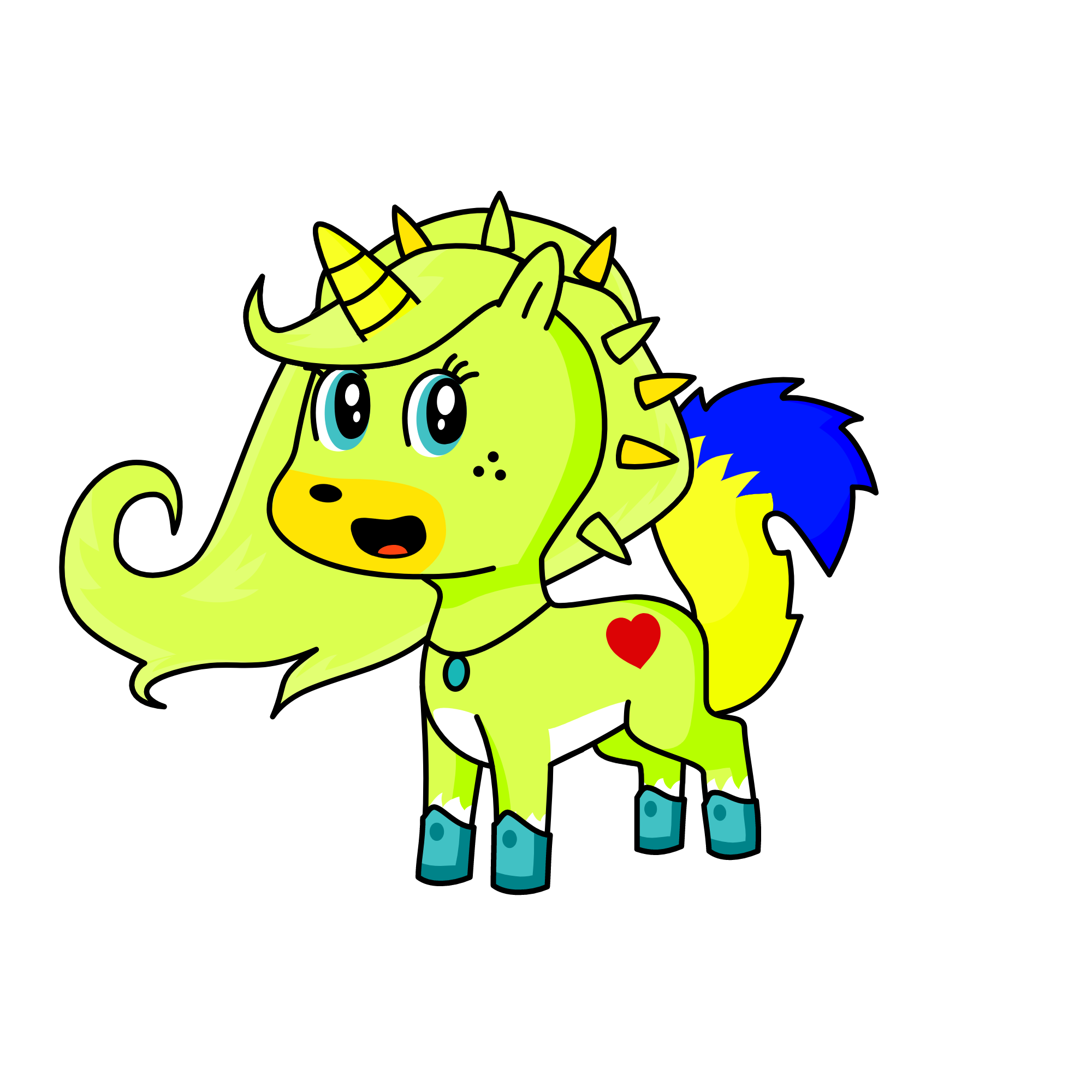 chicky, the unicorn