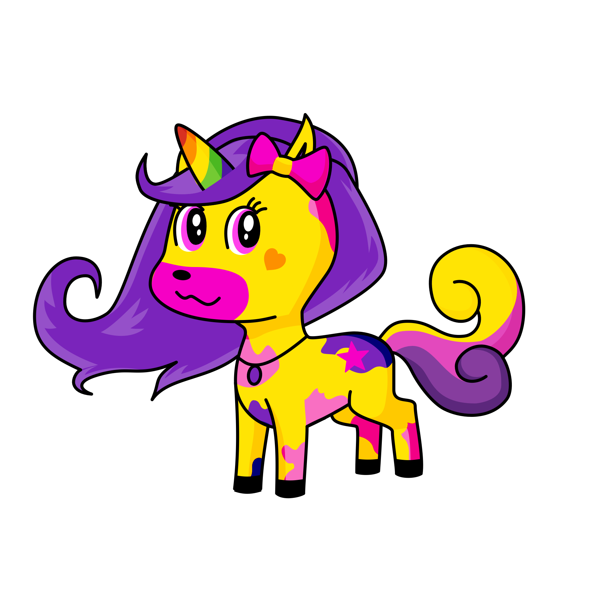 Colorfulatina, the unicorn