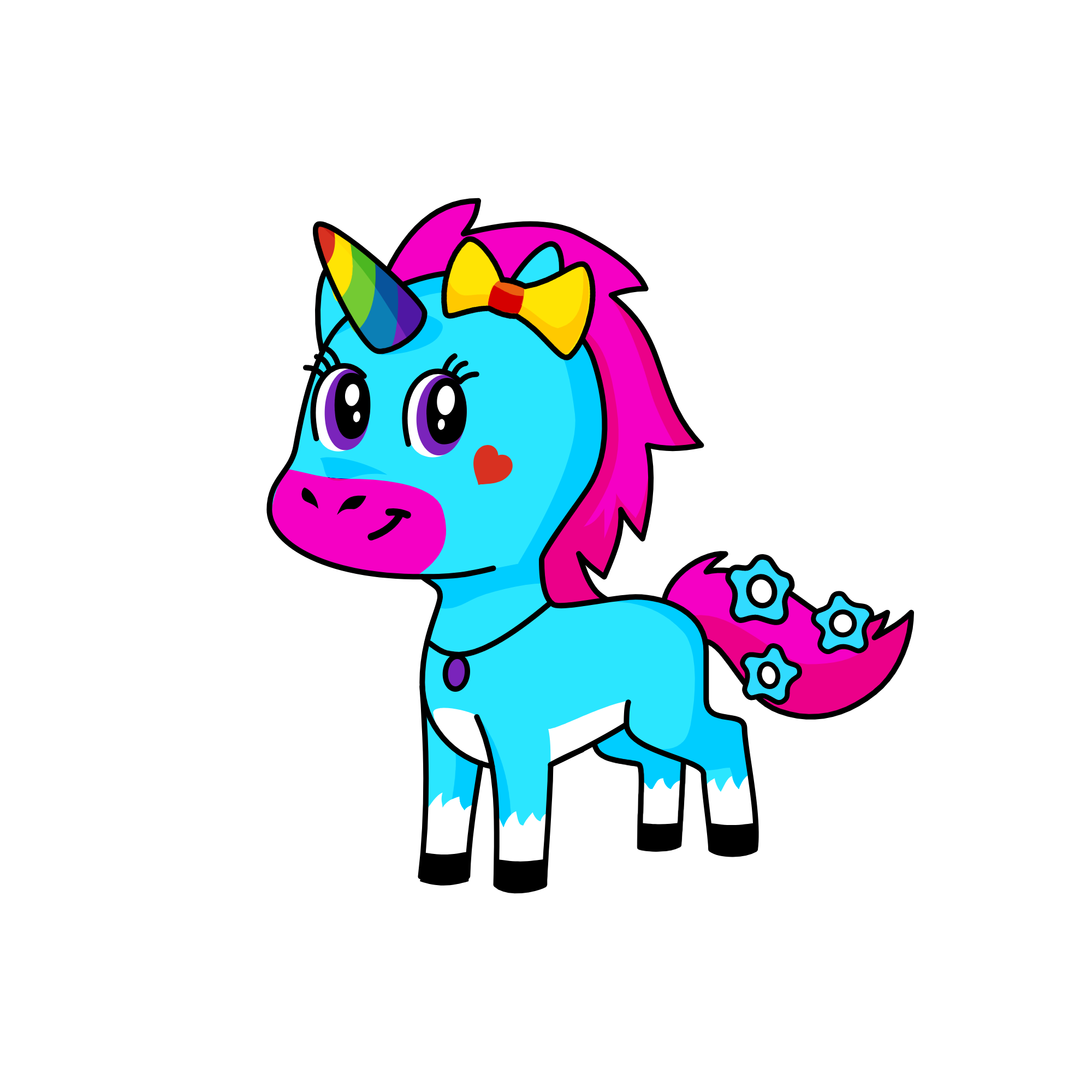 Cupcake, the unicorn