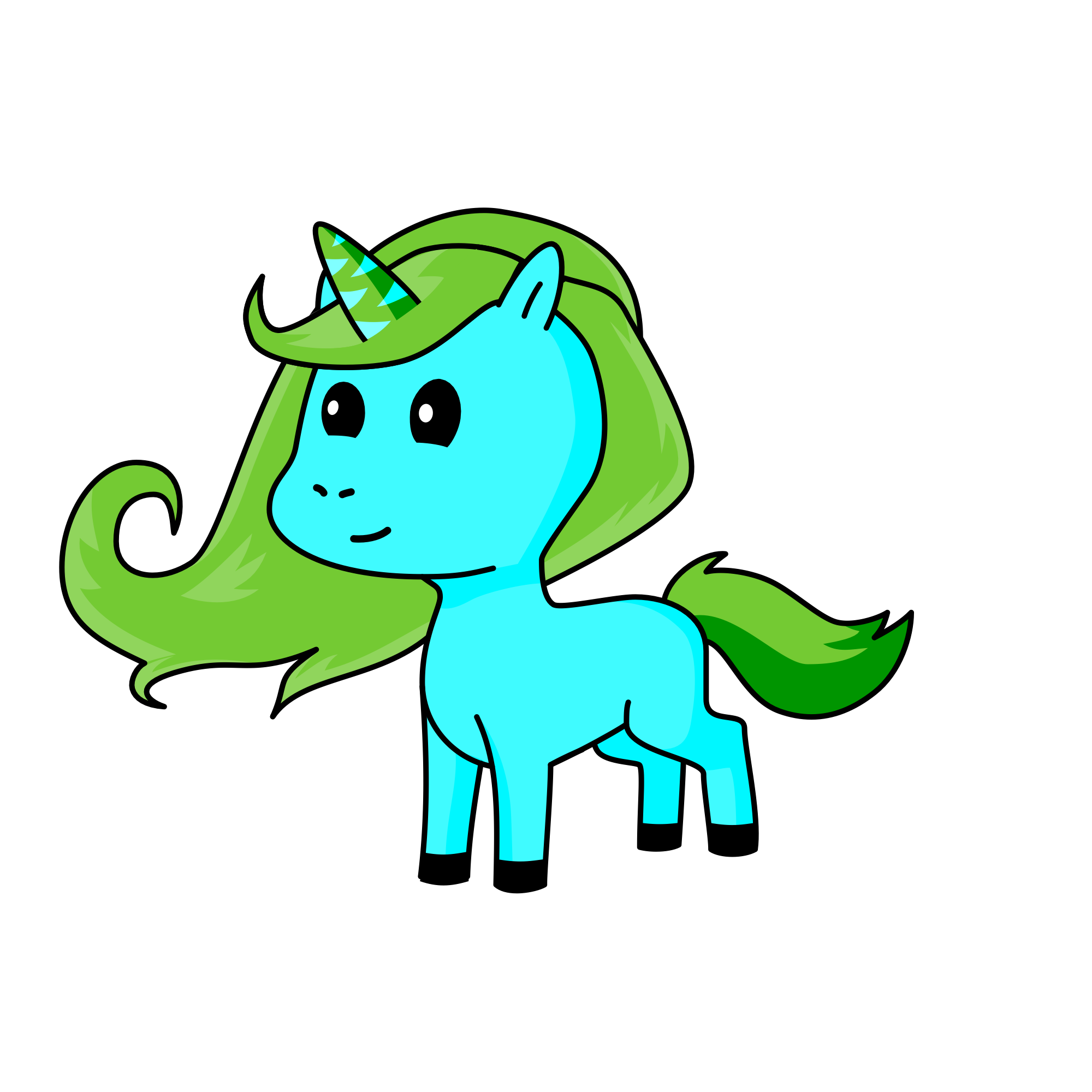 Seareana, the unicorn
