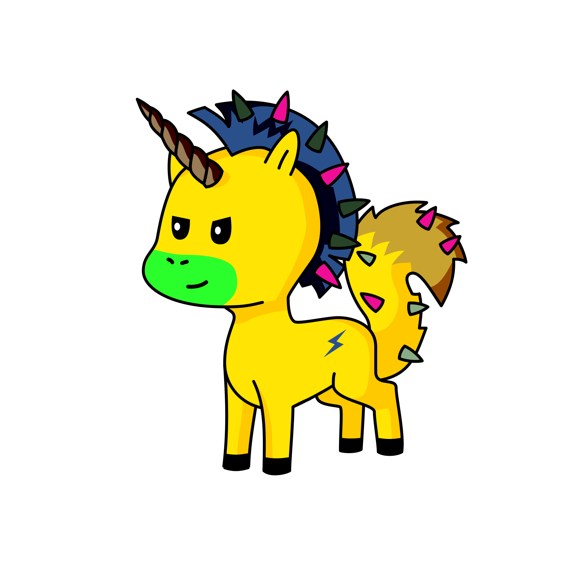 Rocker, the unicorn