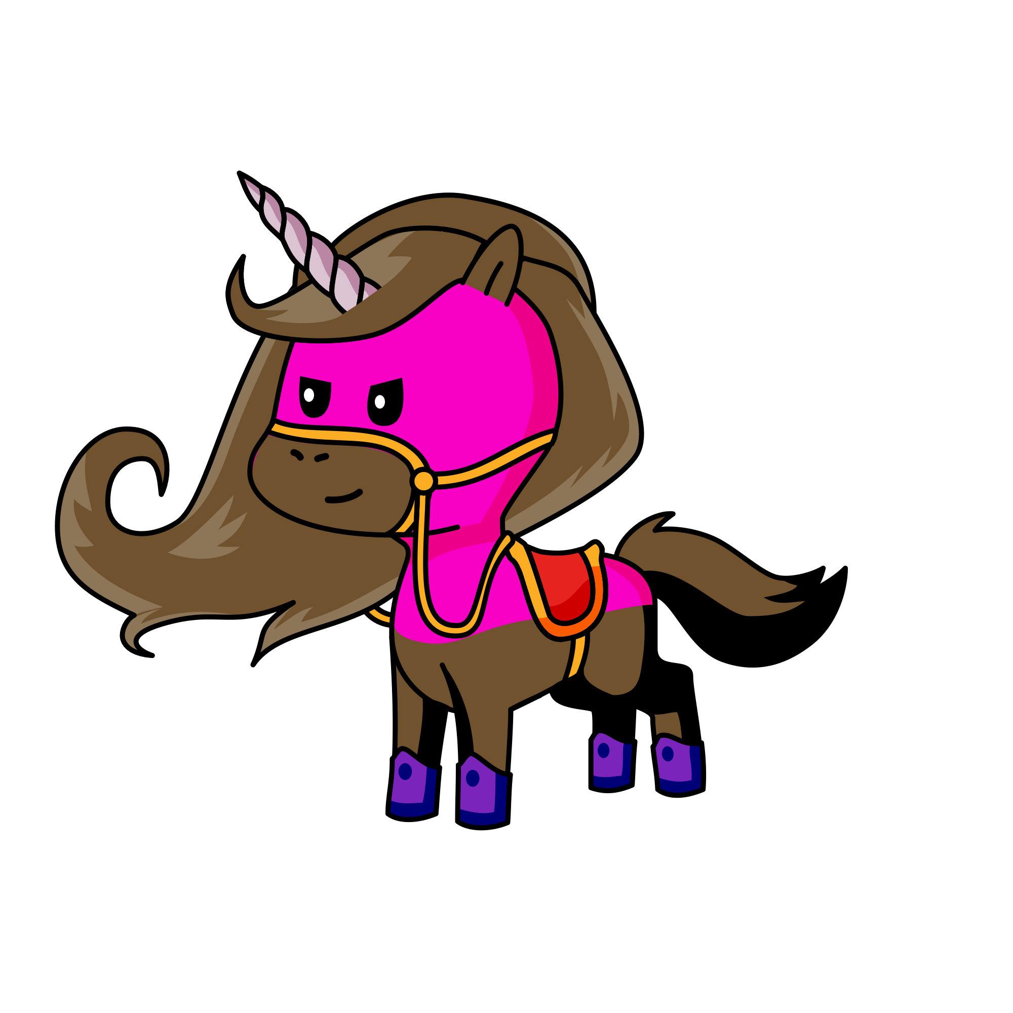 Bravaknight, the unicorn