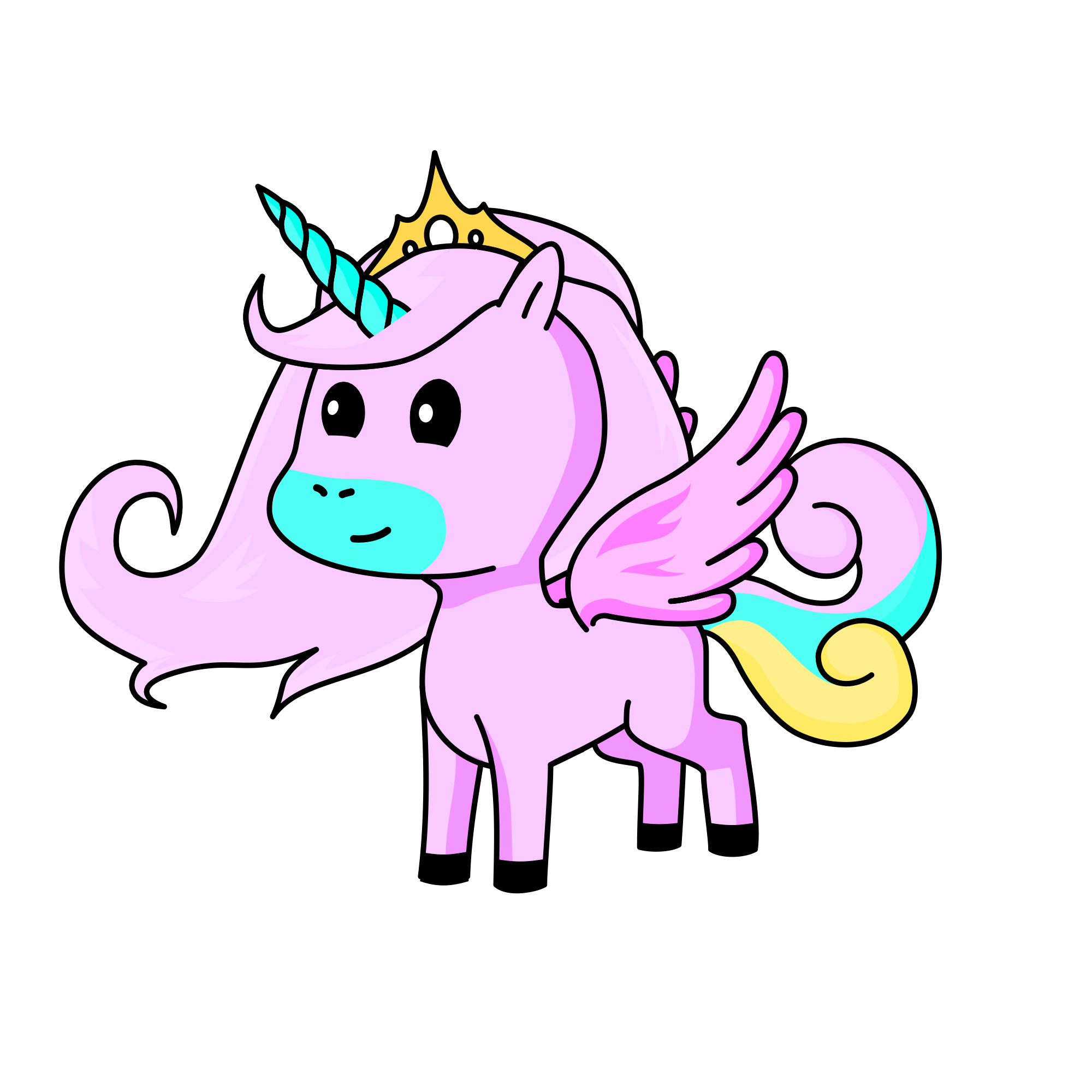 Princess Clanala (How to get wings: go to about, the unicorn