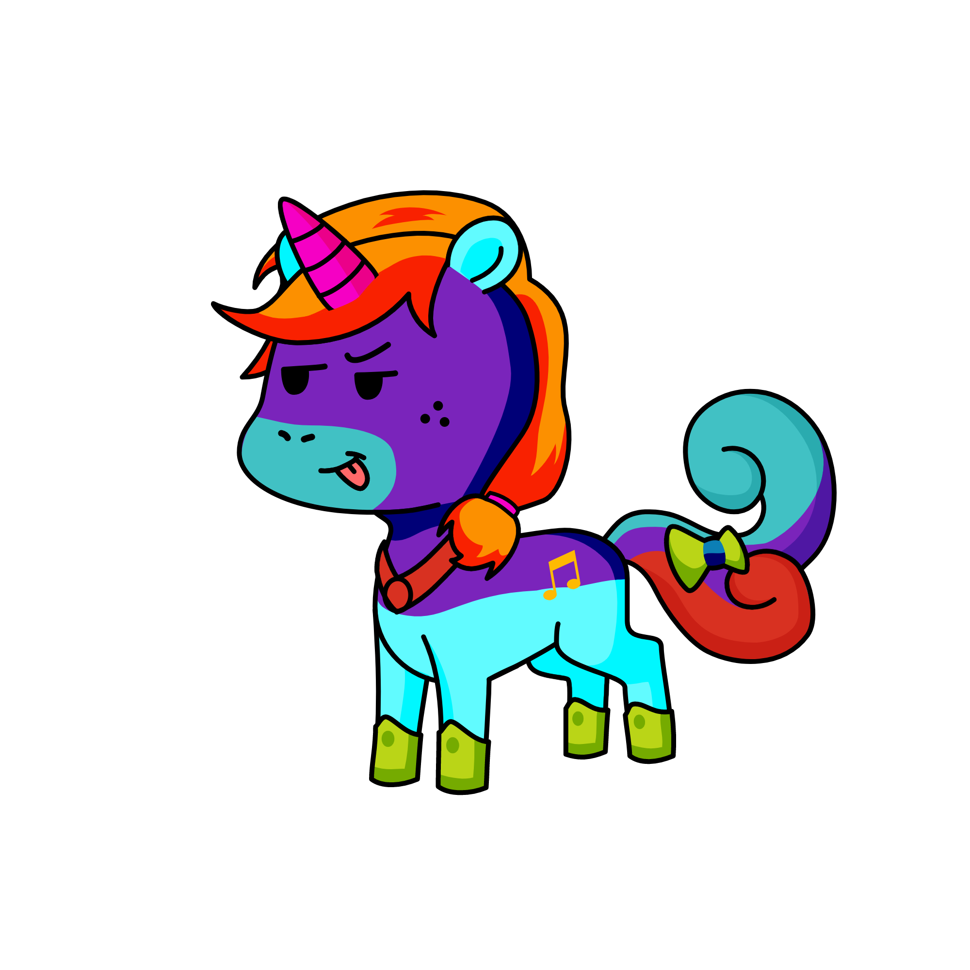 badass, the unicorn