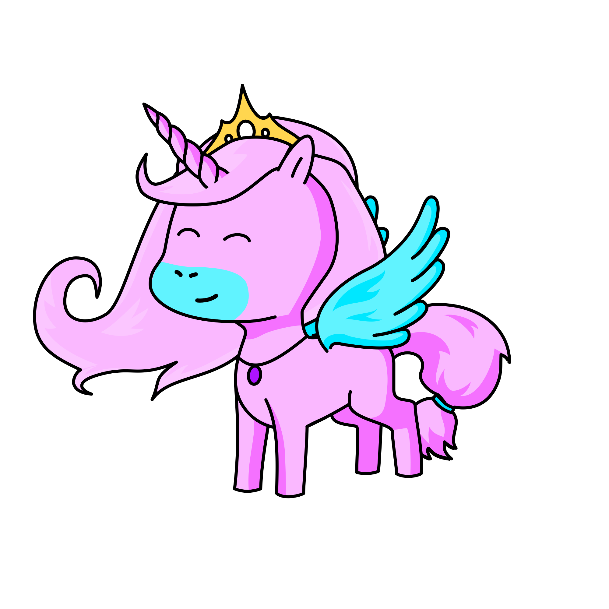 Princess Cadelice, the unicorn