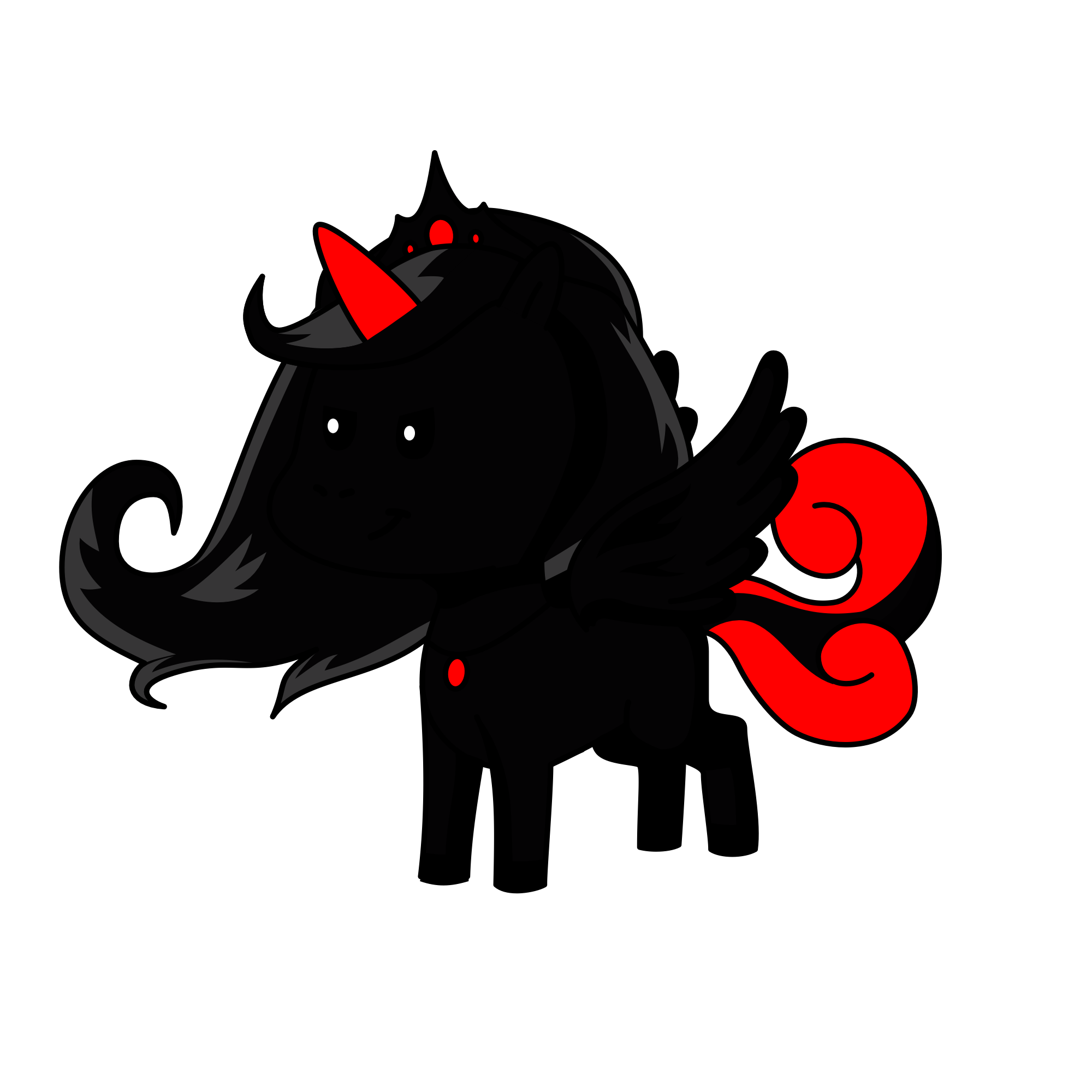 Evilnia, the unicorn
