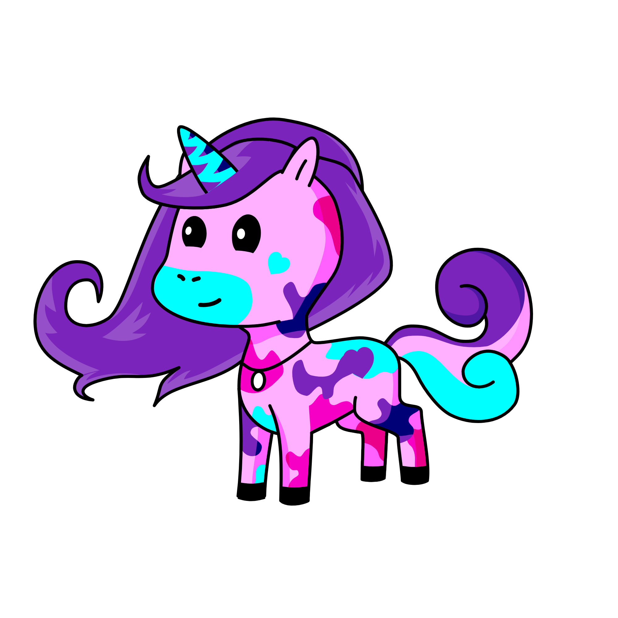 Lilac, the unicorn