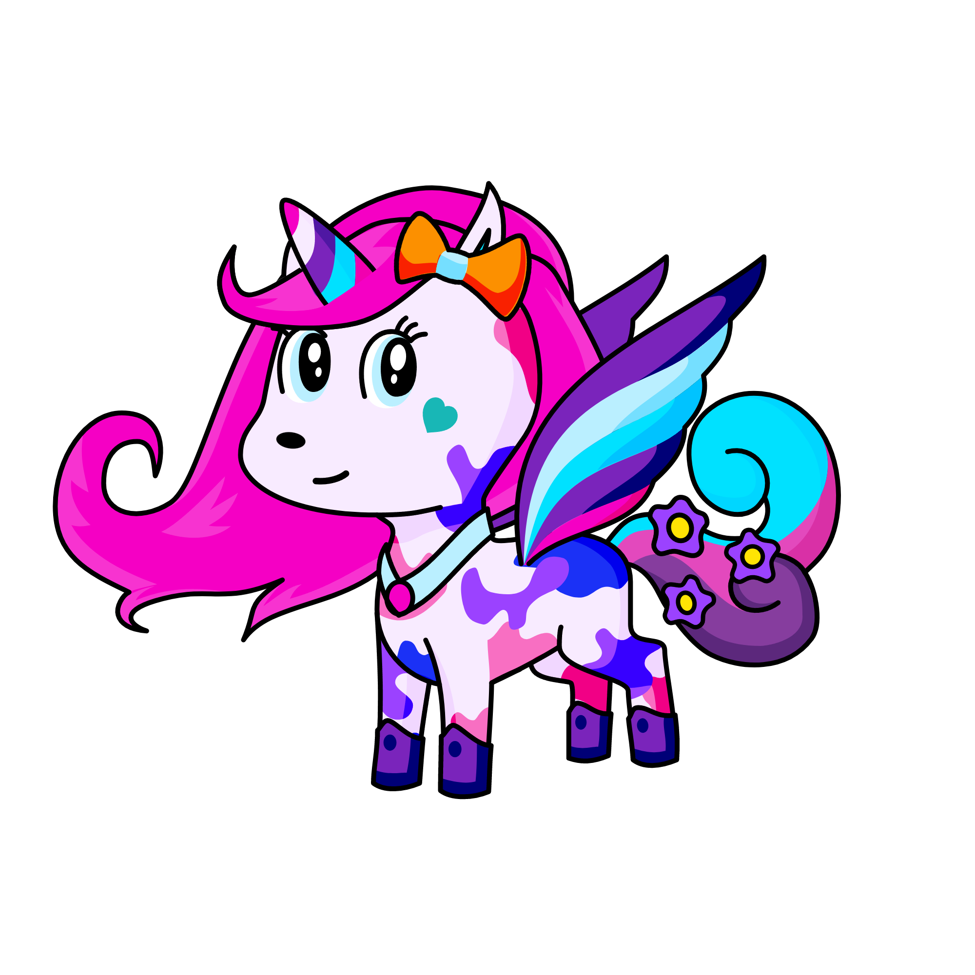 Mi zi na met, the unicorn