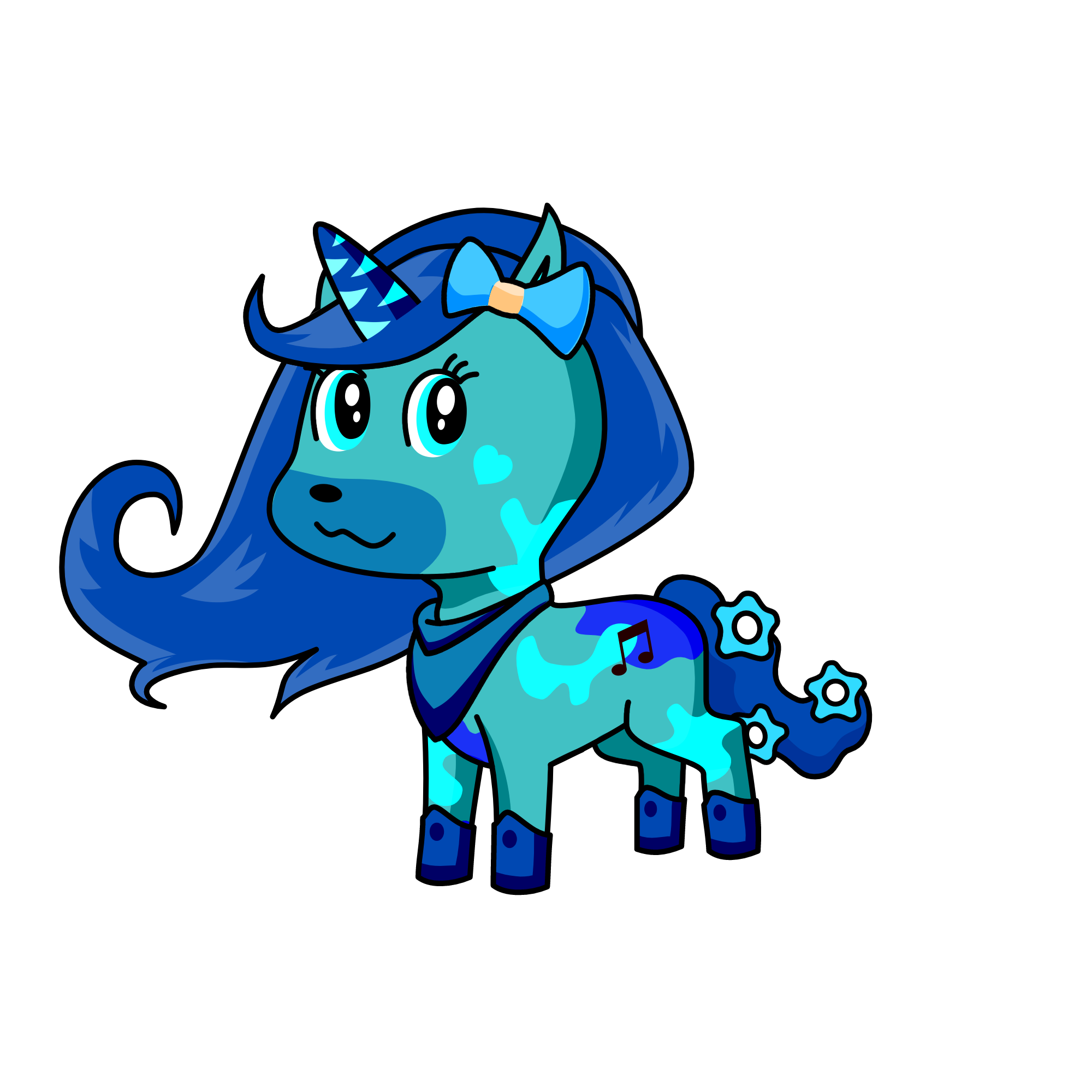 Gece/ Night, the unicorn