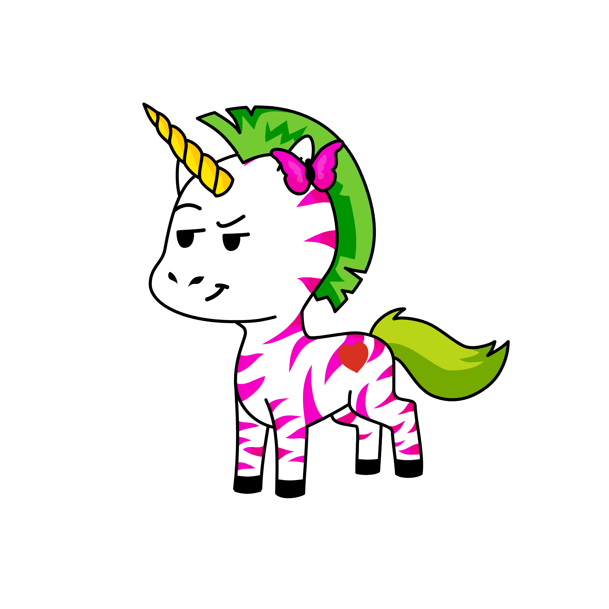 it just got hot in here, the unicorn