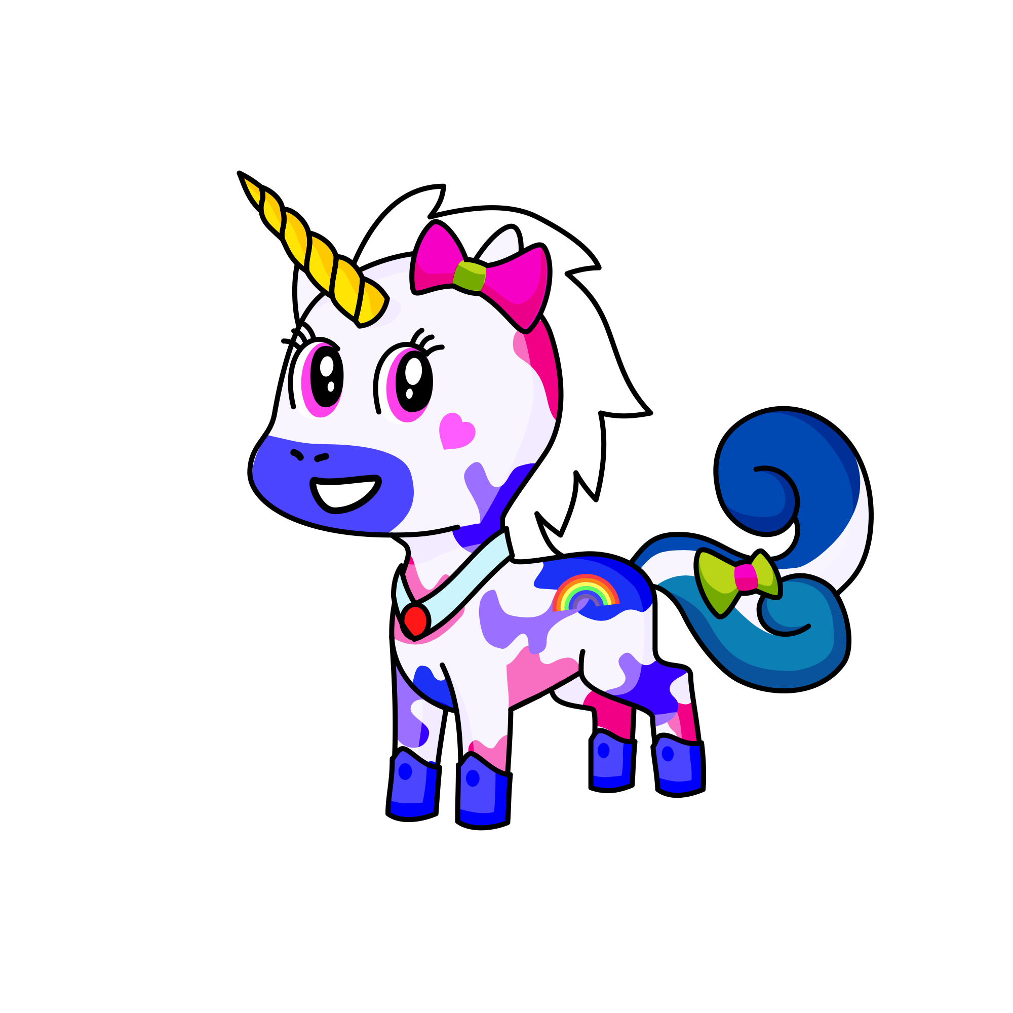 Snow, the unicorn
