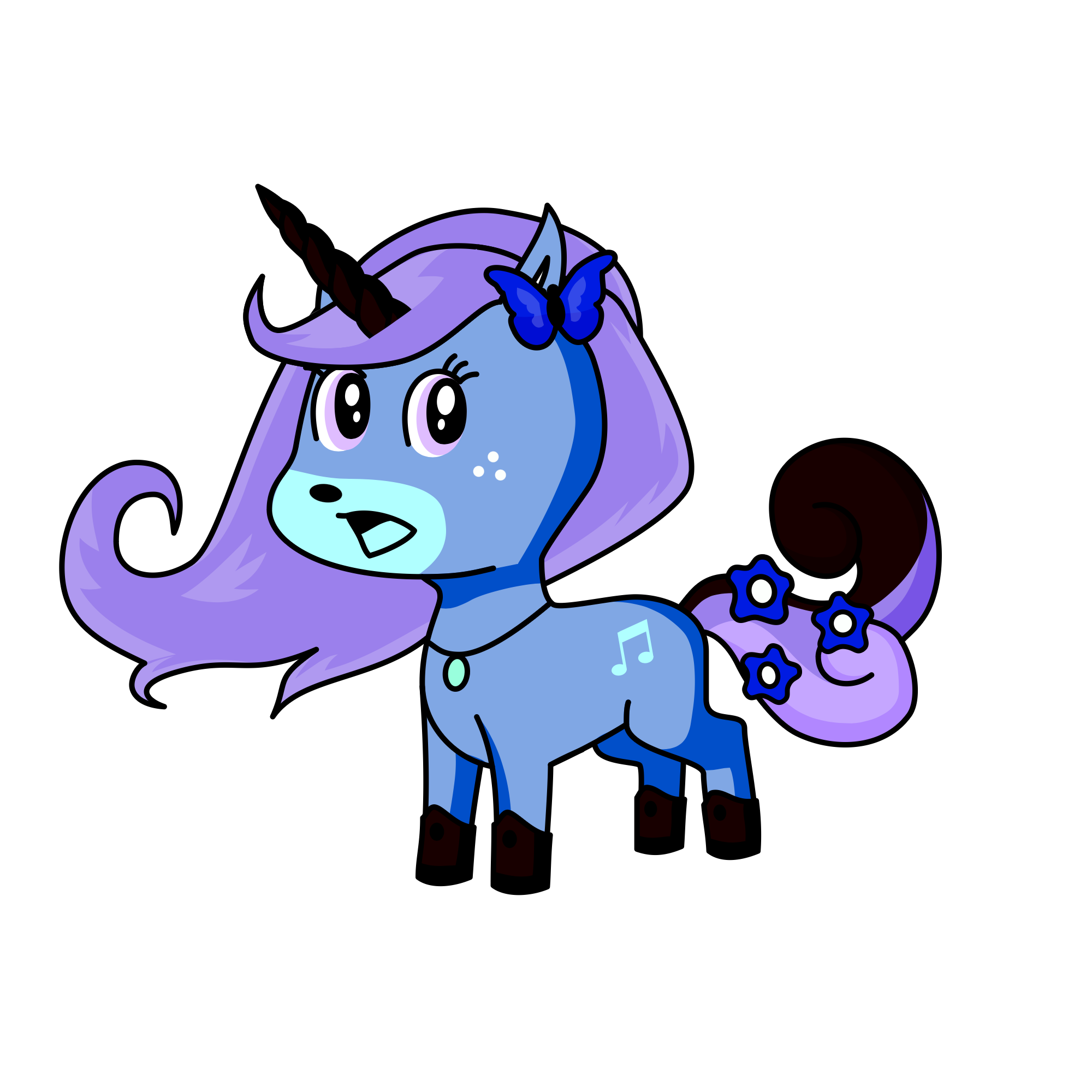 Nightshade , the unicorn