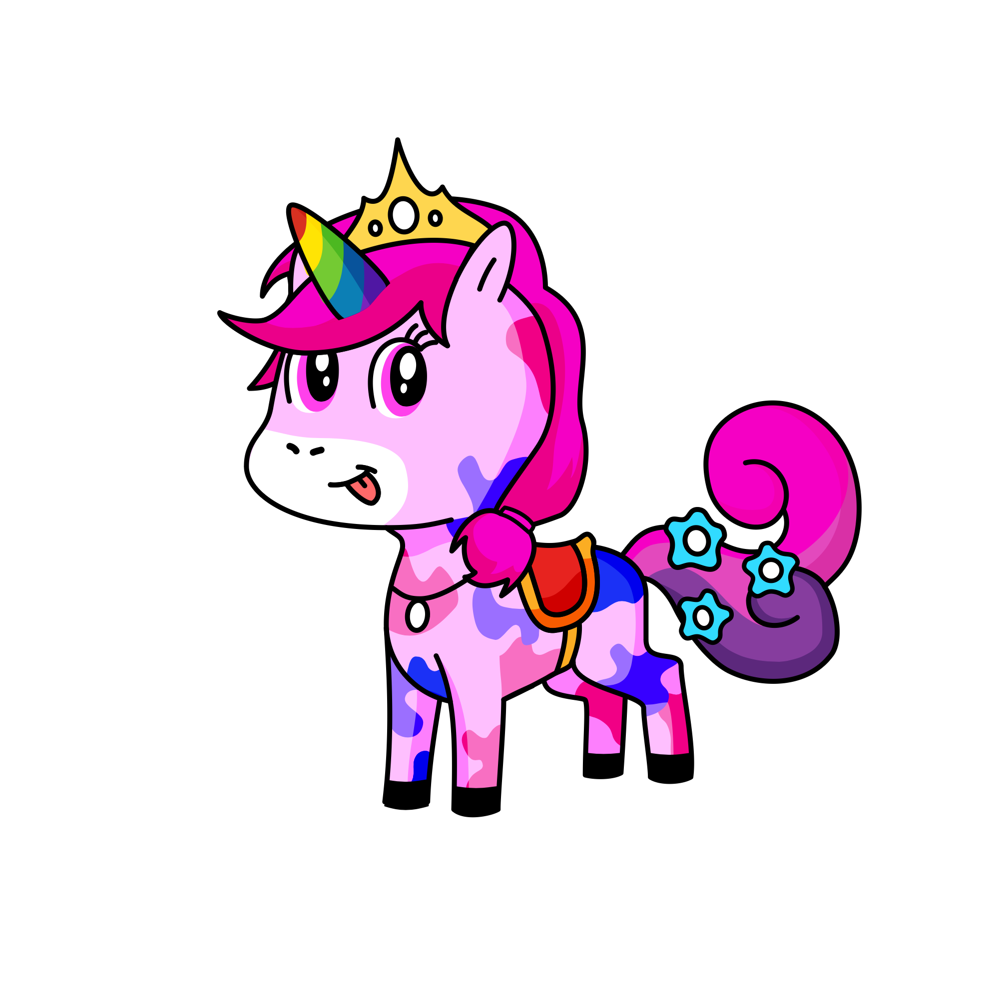 April, the unicorn