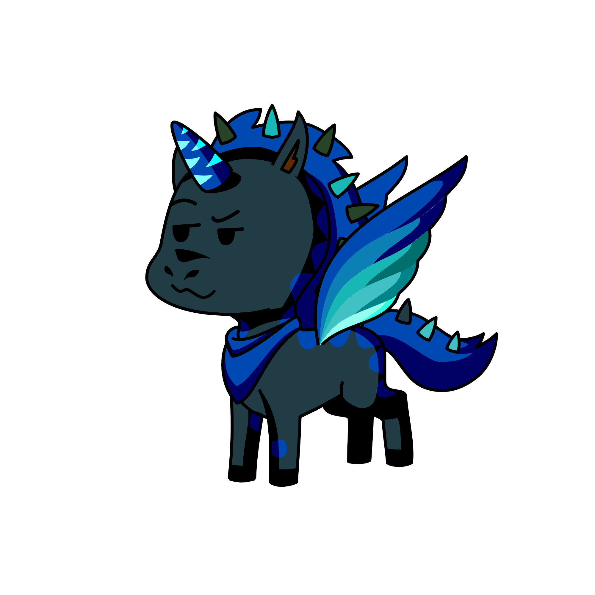 Shade, the unicorn