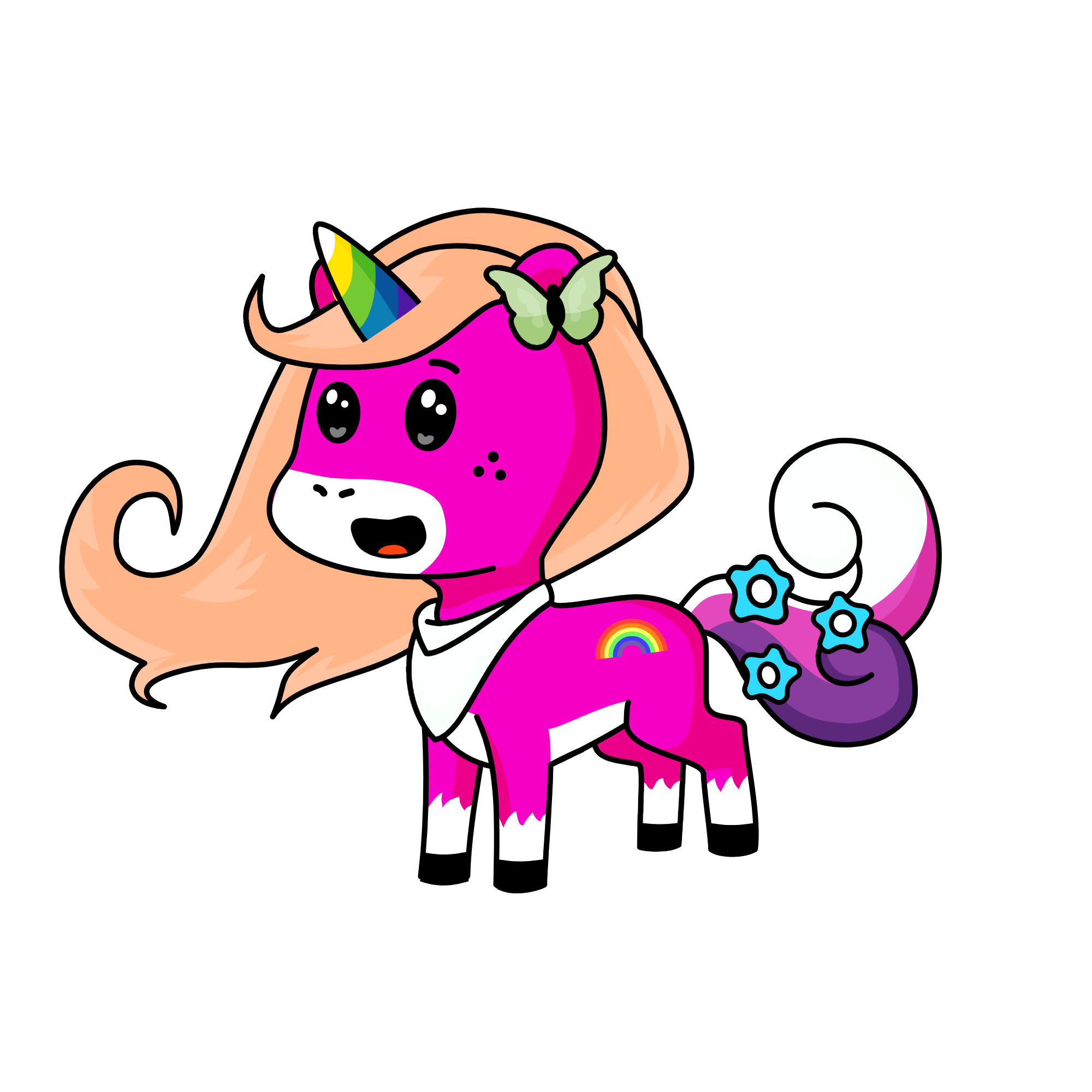 Rainbow Sparkles, the unicorn