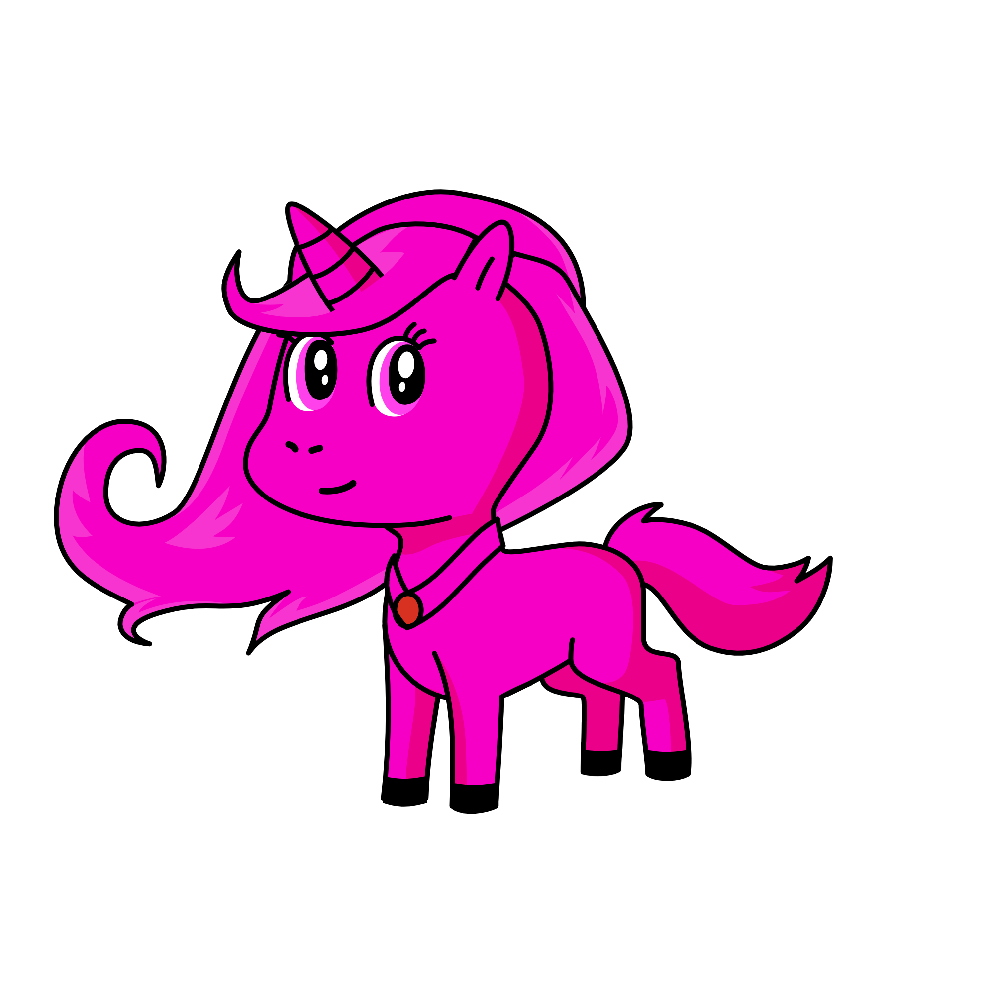 Feather, the unicorn