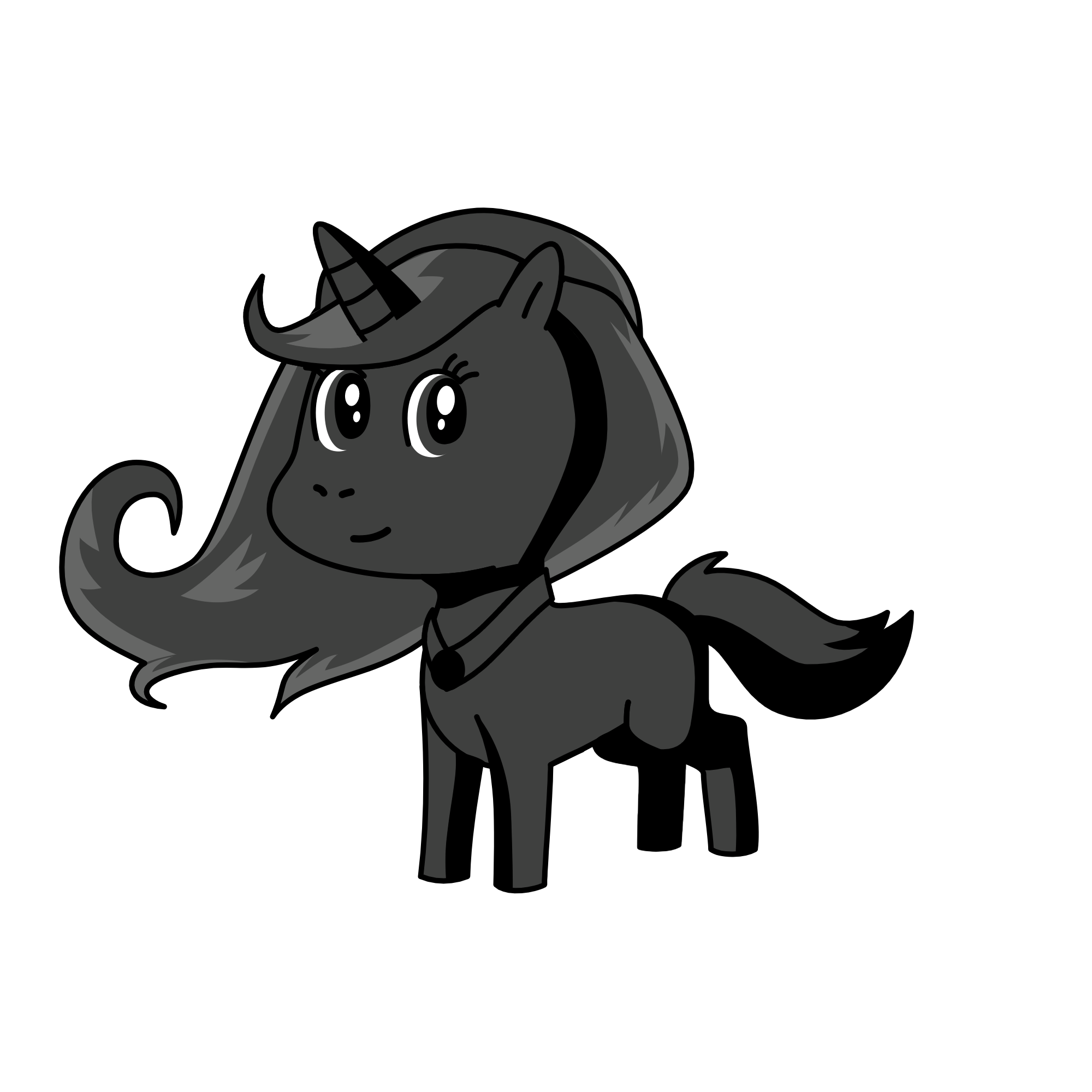 Moon, the unicorn