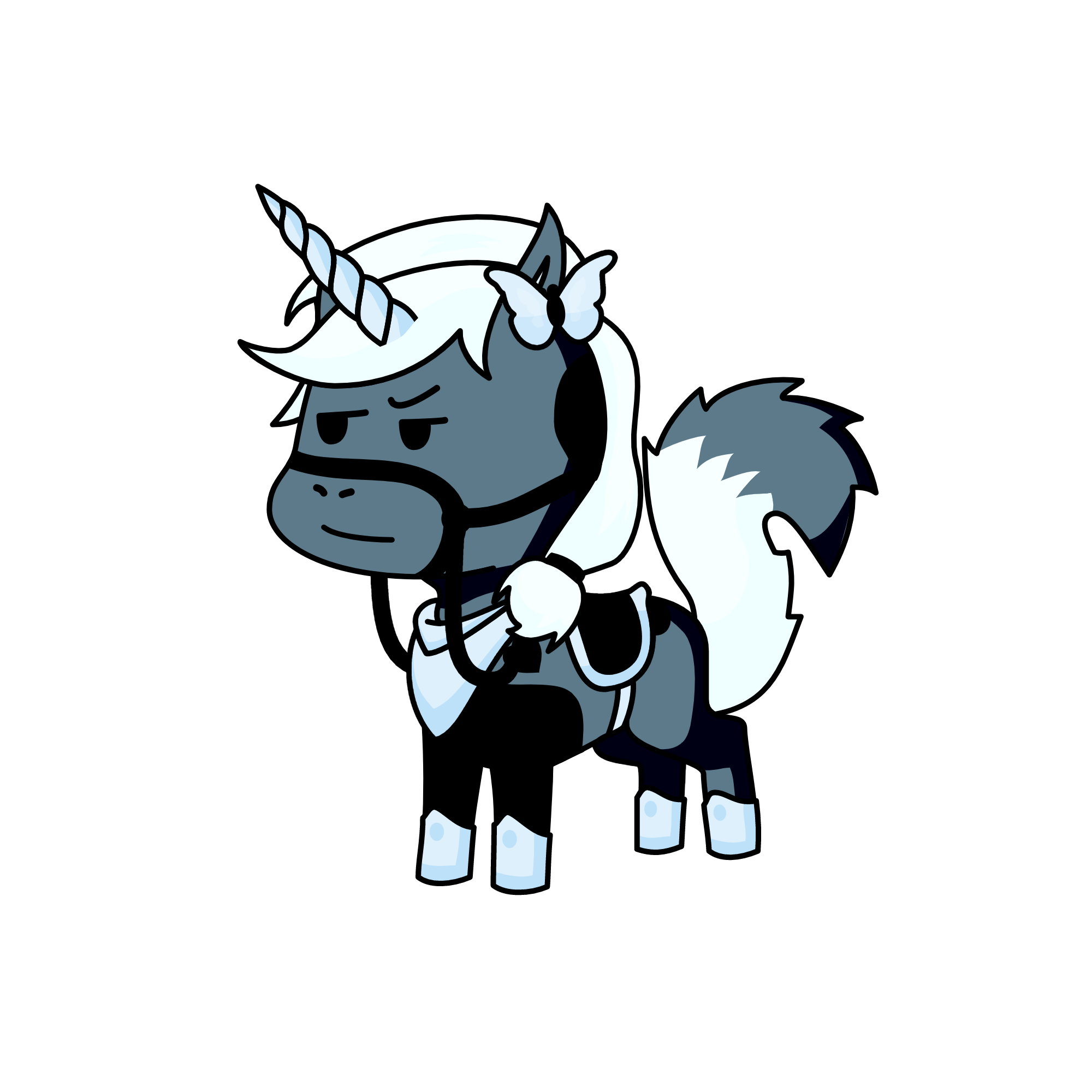 Snowy, the unicorn