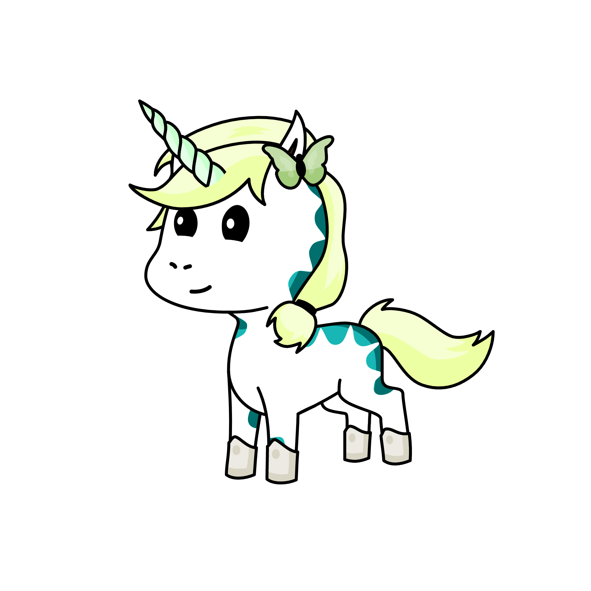 greeny, the unicorn
