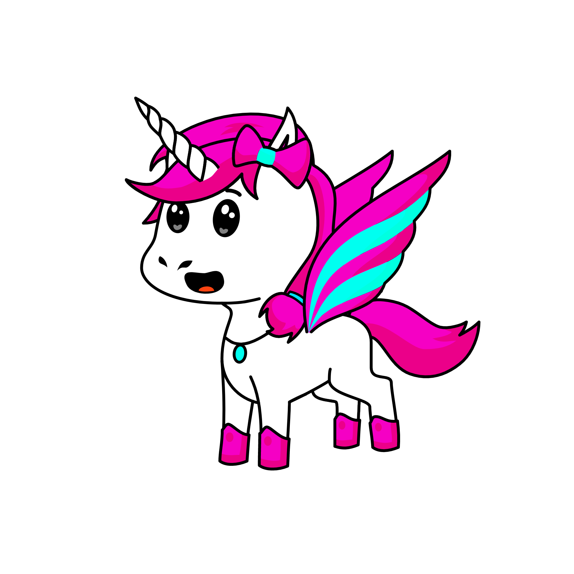 queen magic fluff, the unicorn