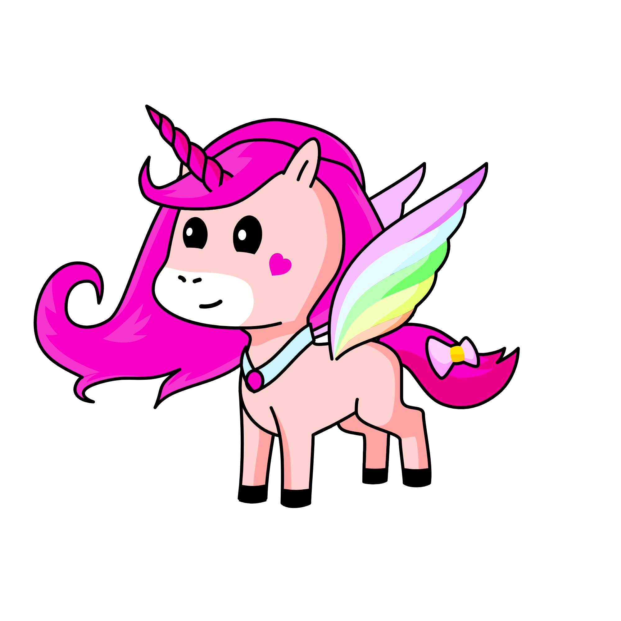 Candy, the unicorn