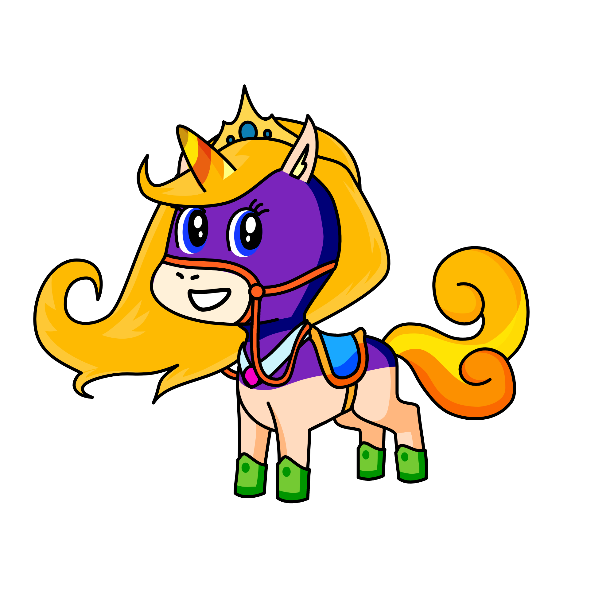 Corny on the cobby!, the unicorn