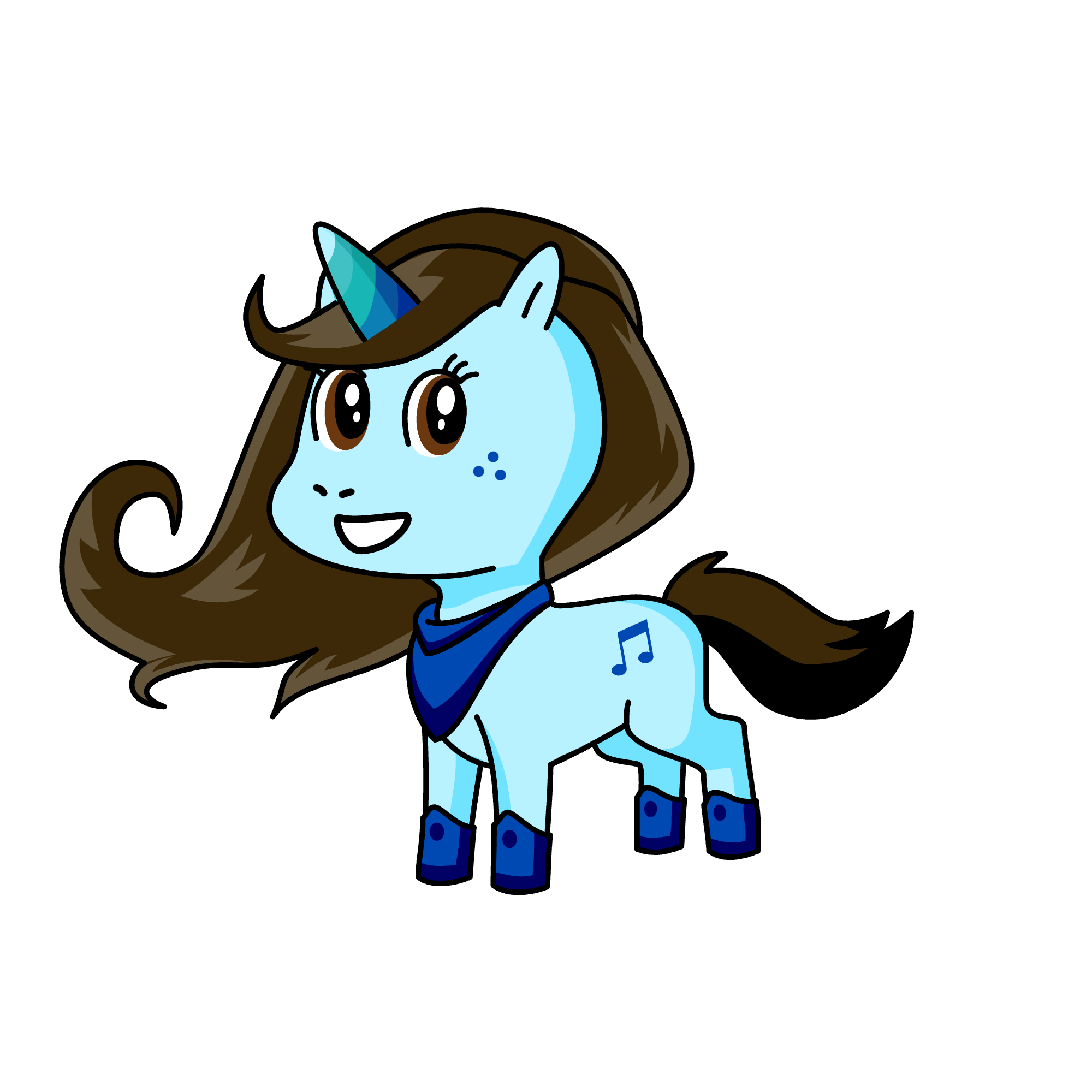 Jazzy, the unicorn