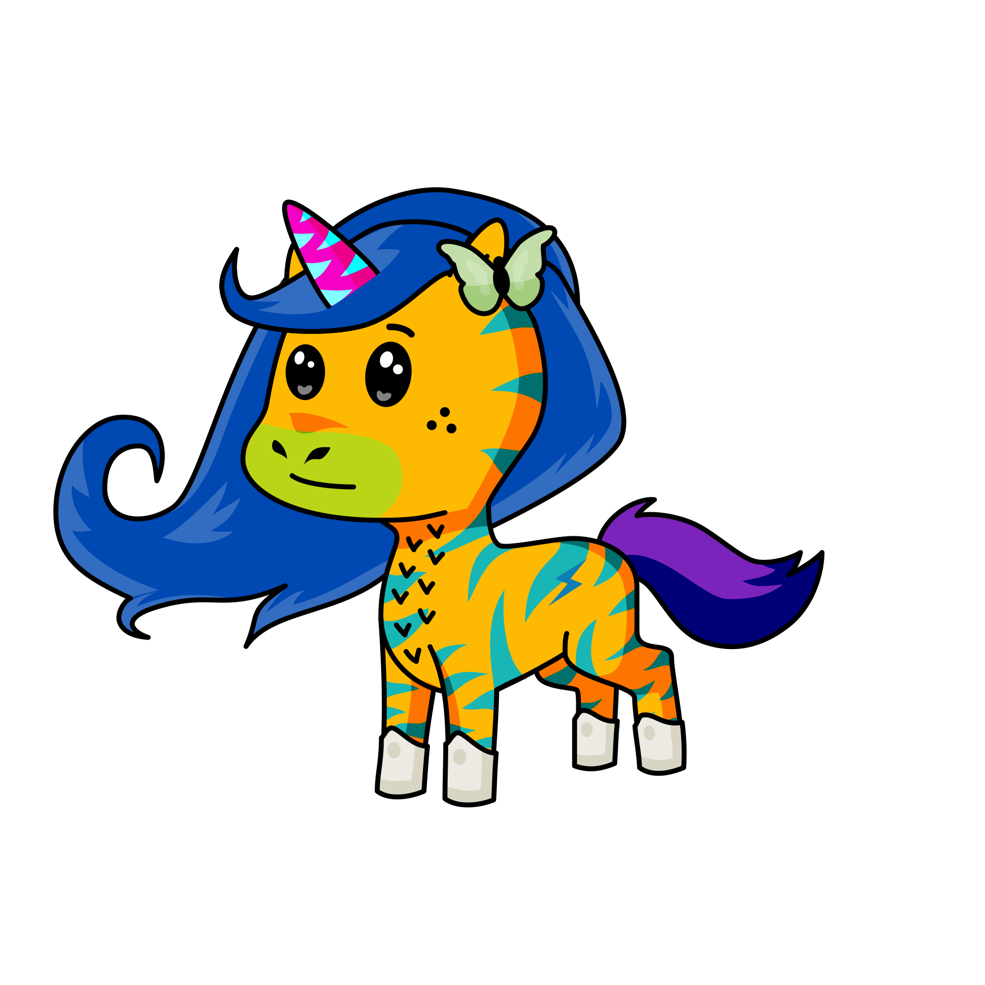 Hana!, the unicorn