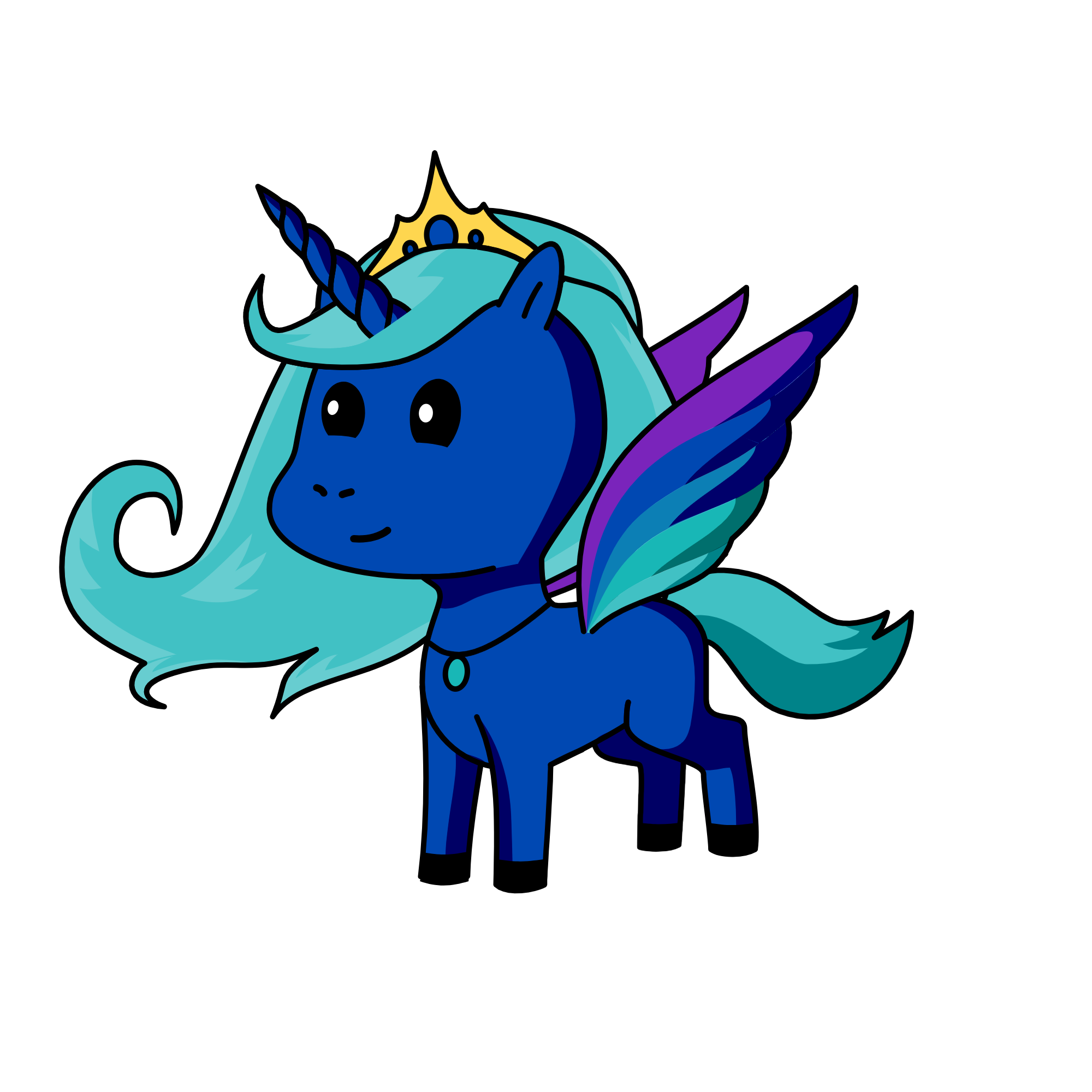 Luna - Princess of the night, the unicorn