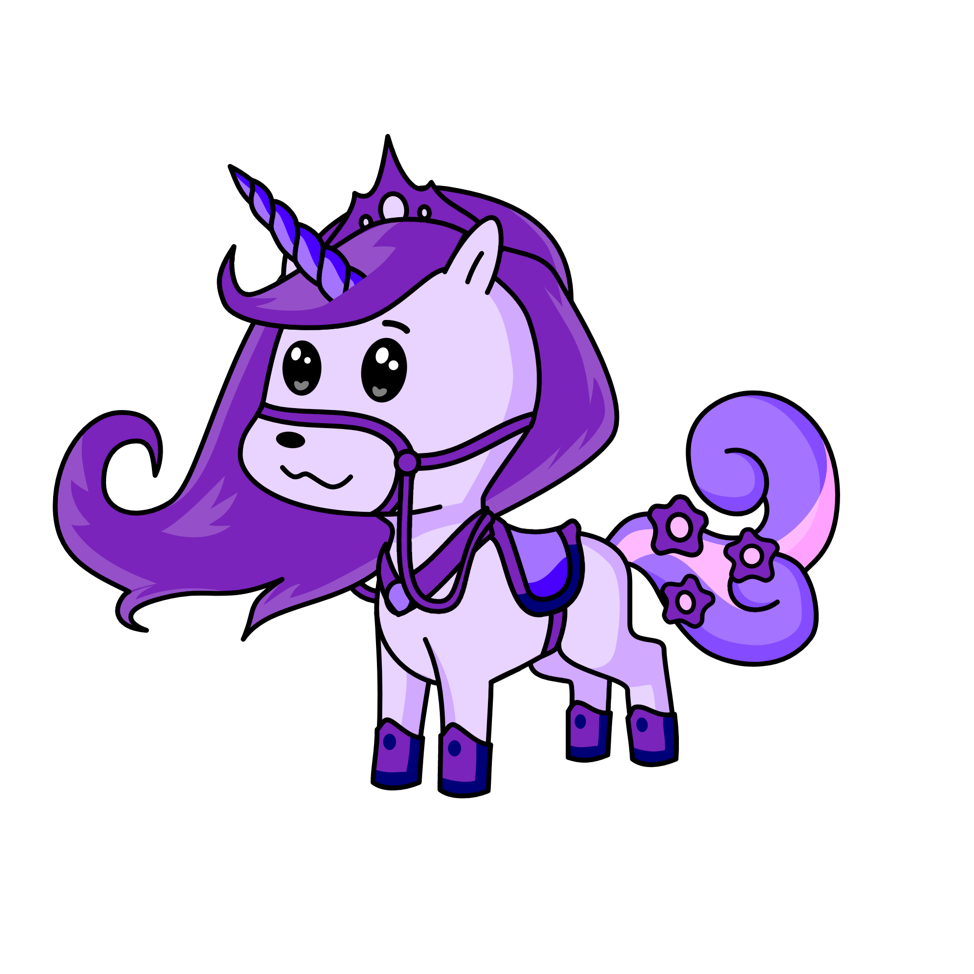 Princes Perpel, the unicorn