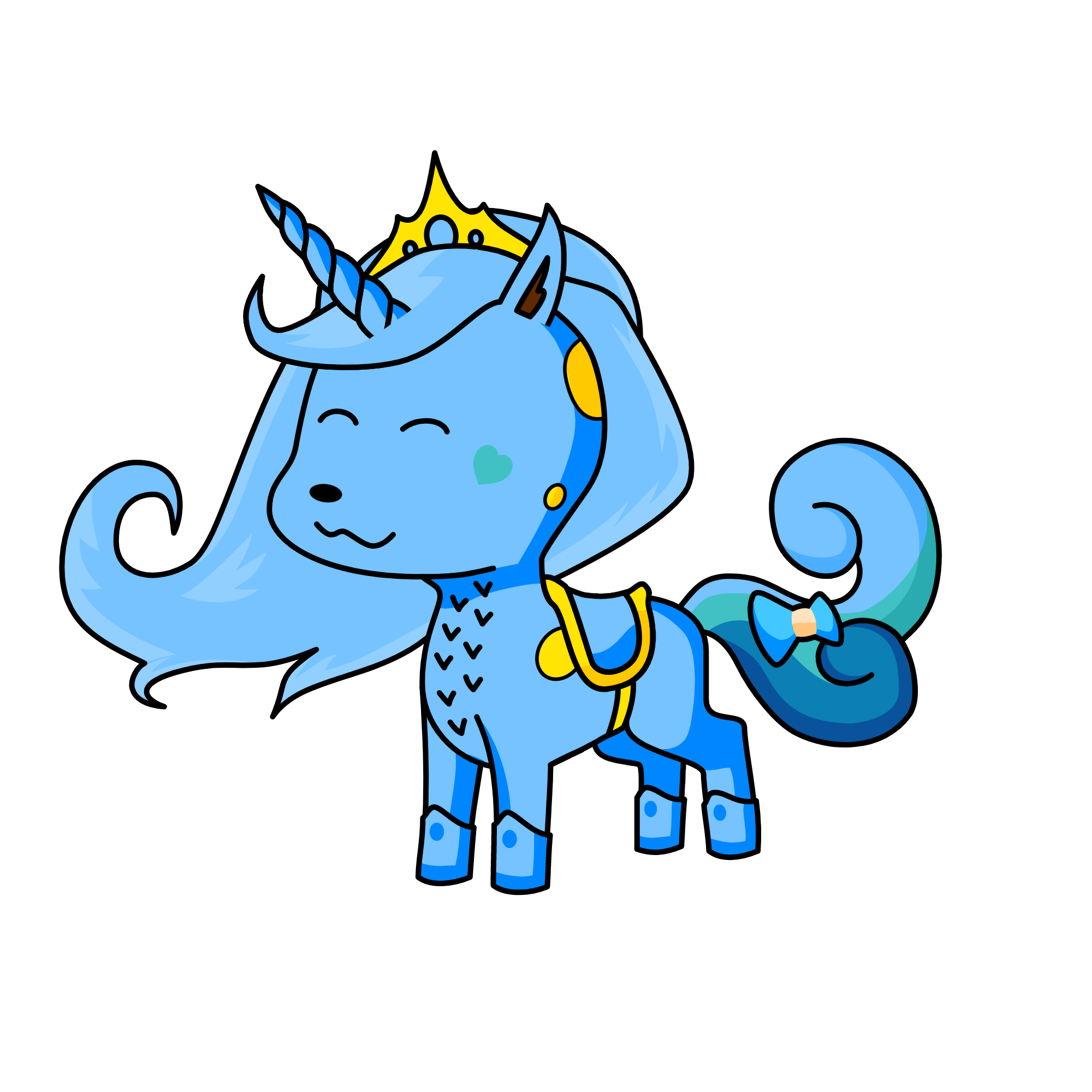 Snowies, the unicorn