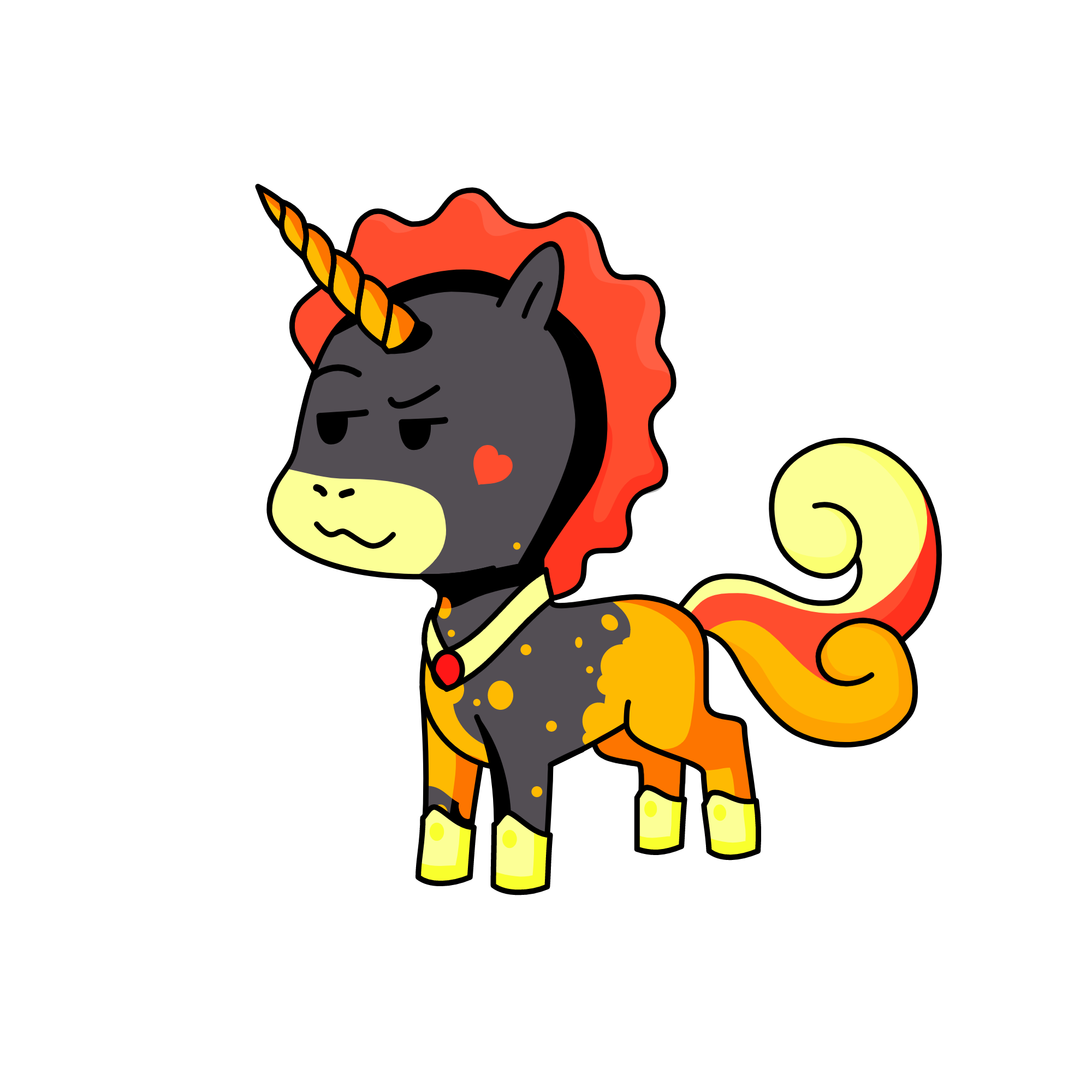 Lad, the unicorn