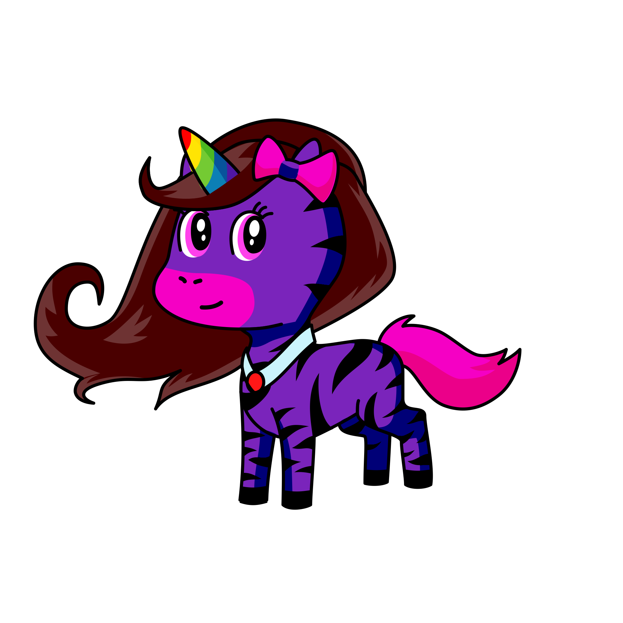 Bow Unicorn, the unicorn